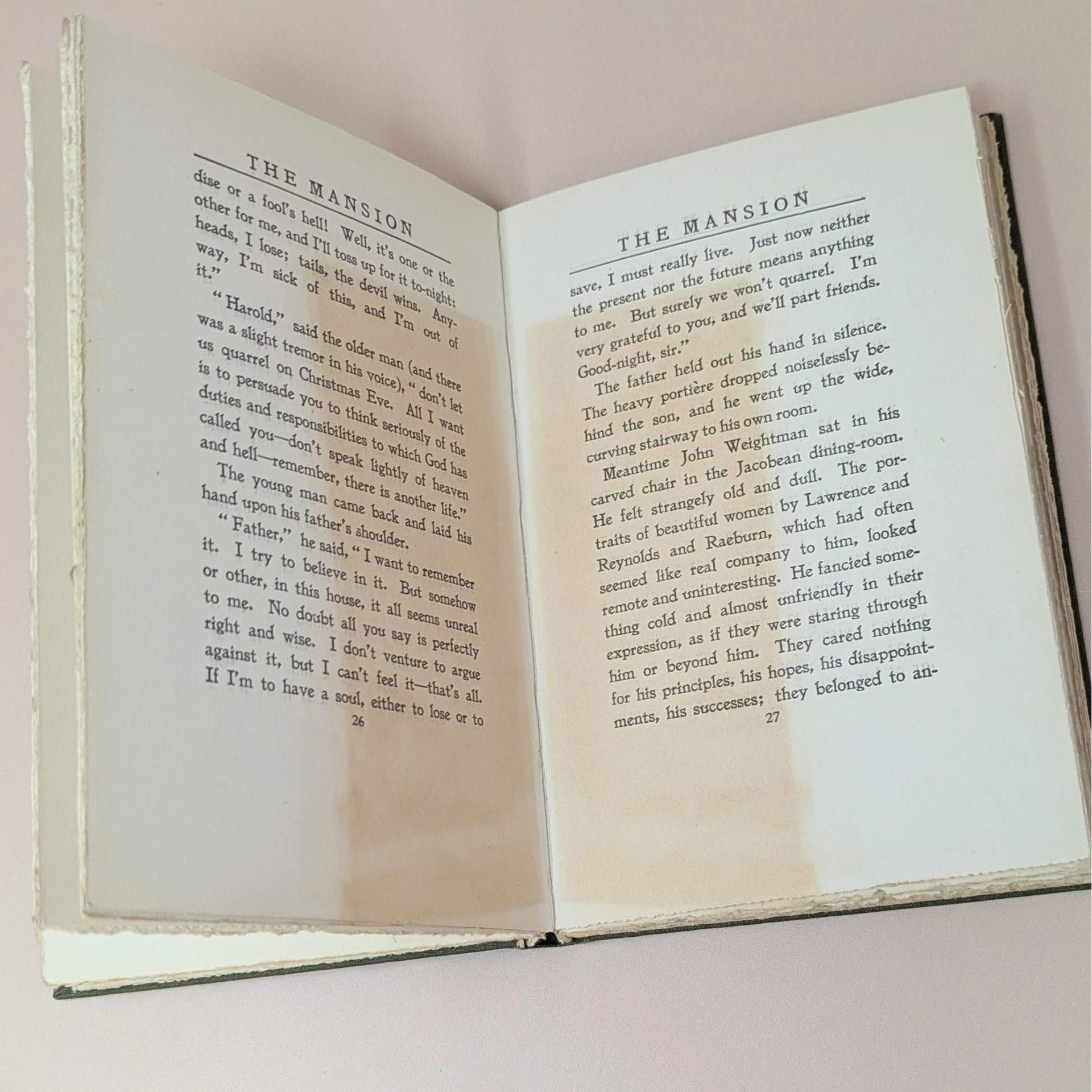 The Mansion Henry Van Dyke Hardcover Book 
