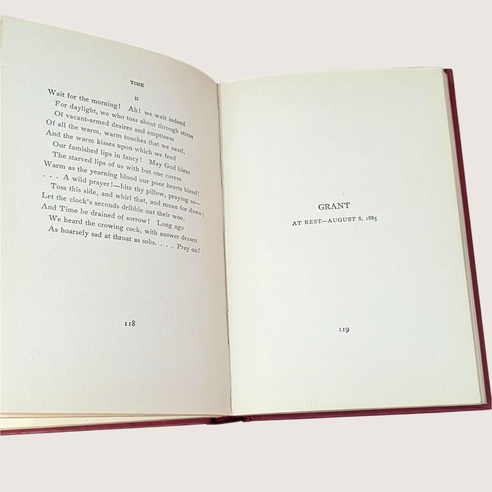 Afterwhiles James Whitcomb Riley Antique Poetry Hardcover Book