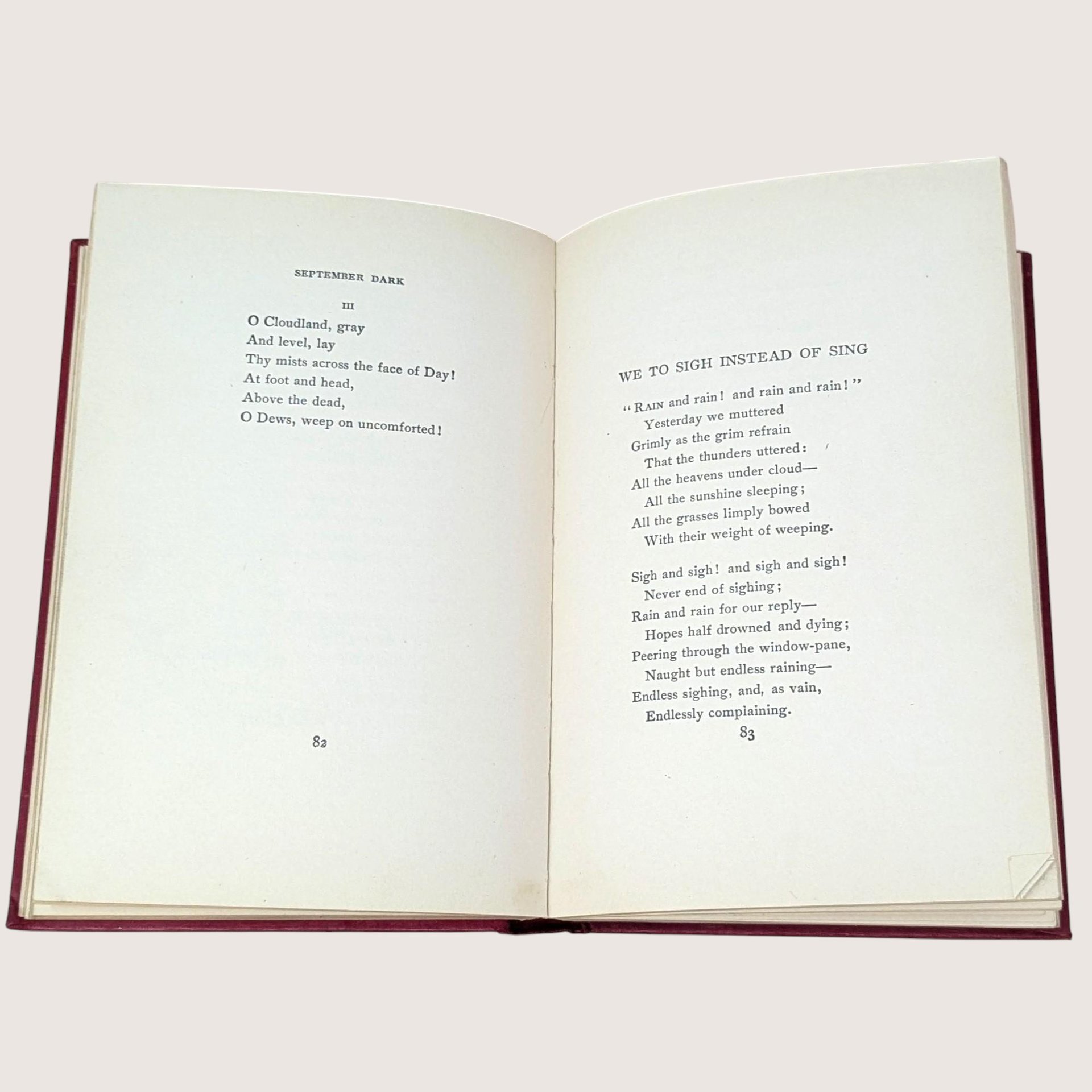 Afterwhiles James Whitcomb Riley Antique Poetry Hardcover Book