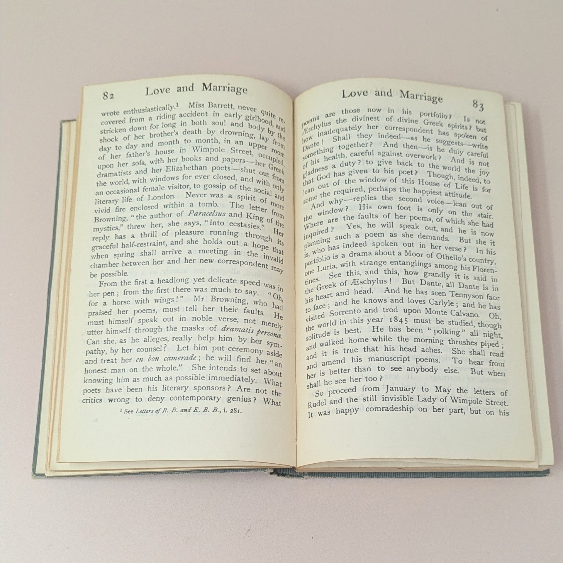 1904 The Life of Robert Browning  Edward Dowden Hardcover Book