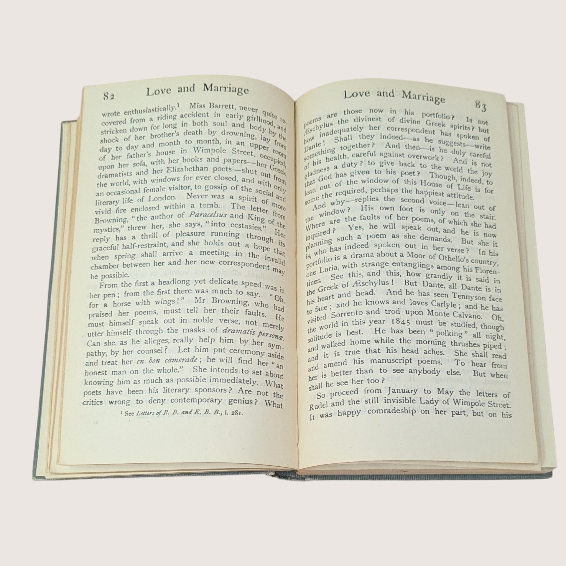 1904 The Life of Robert Browning  Edward Dowden Hardcover Book