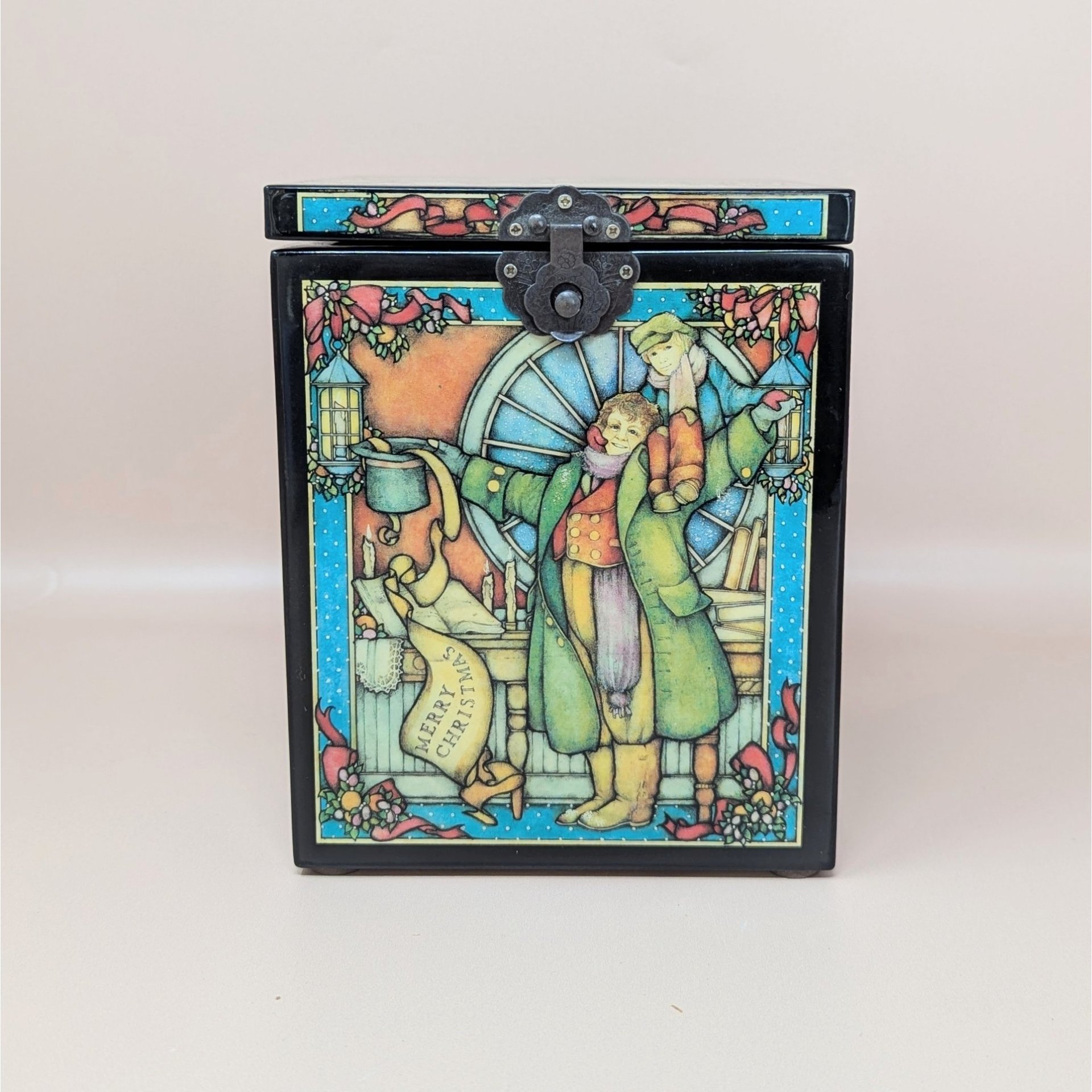 1988 Enesco Tiny Tim Music Box 