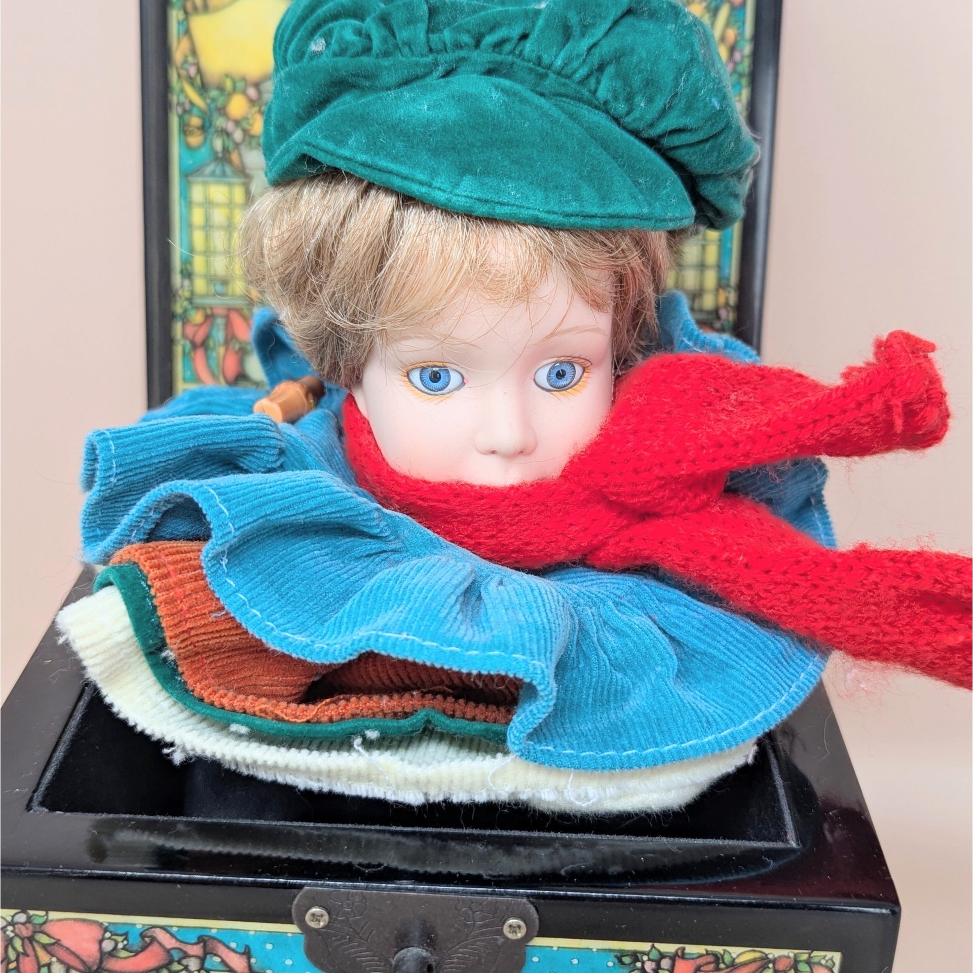 1988 Enesco Tiny Tim Music Box 