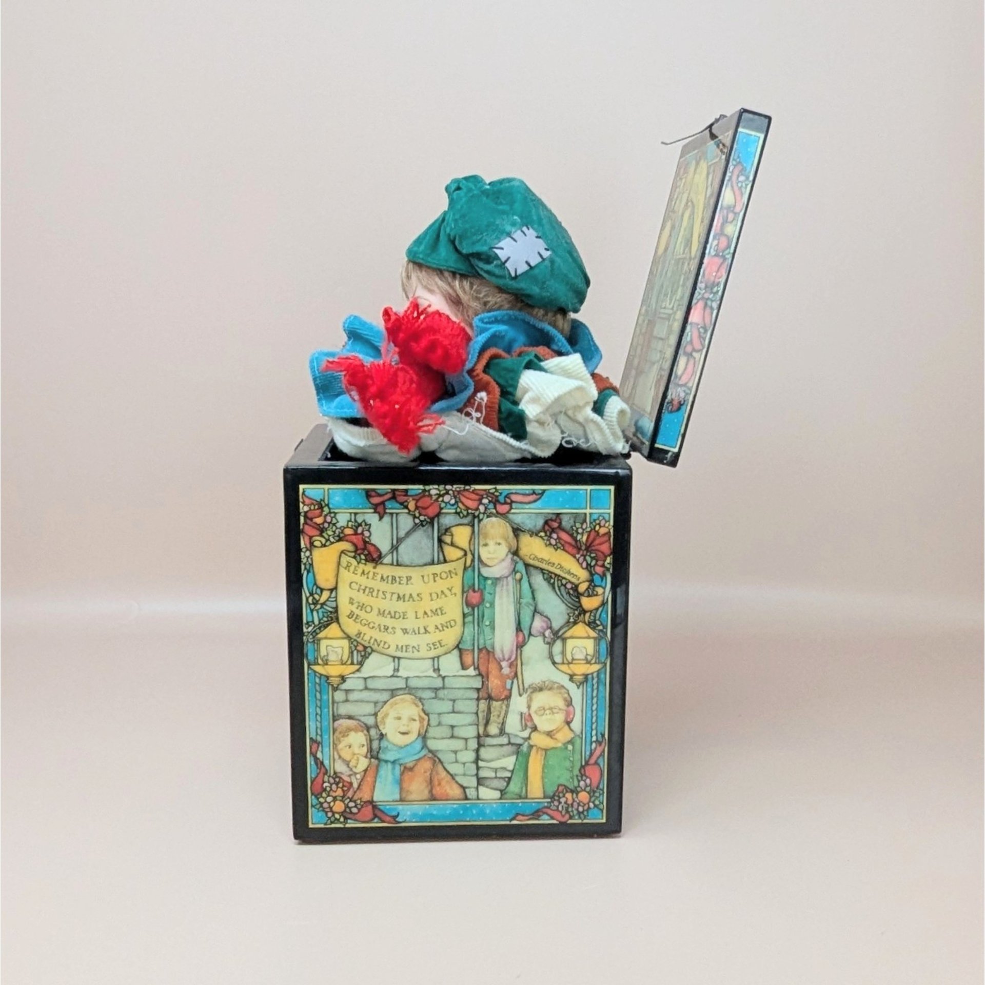 1988 Enesco Tiny Tim Music Box 