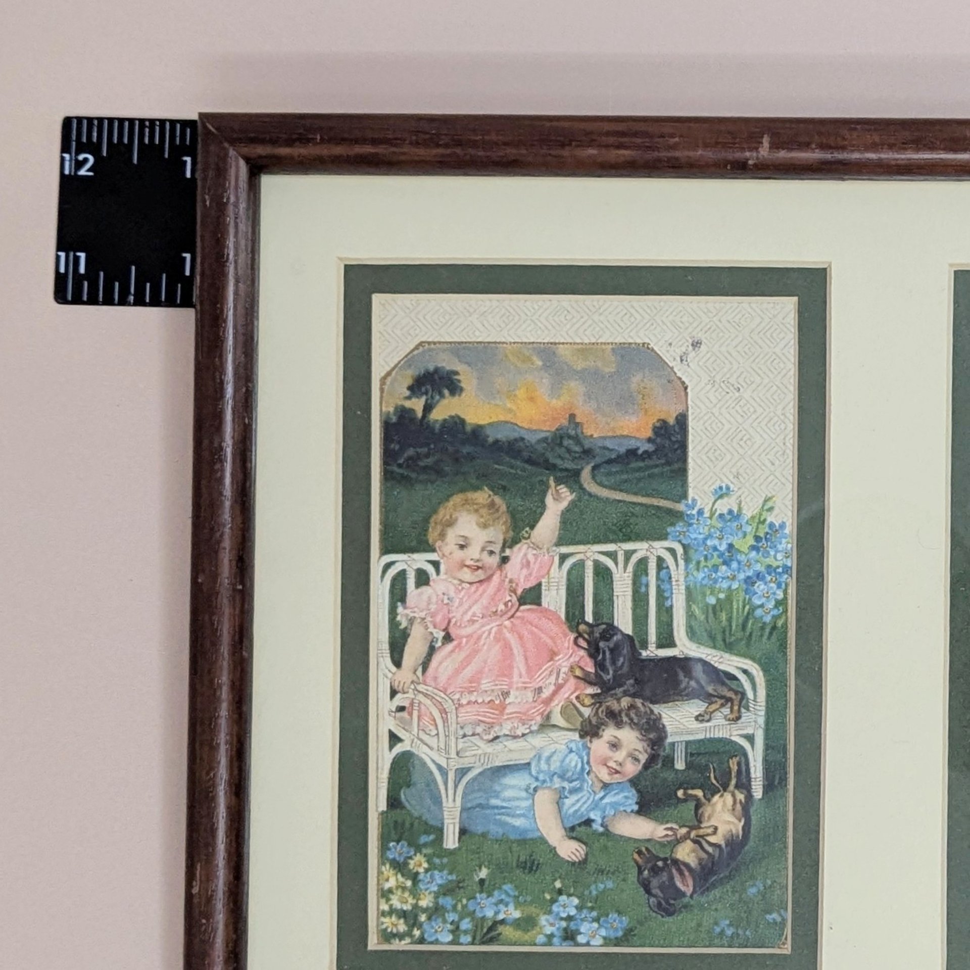 Sasparella Advertising Cards Framed Art Set of 2
