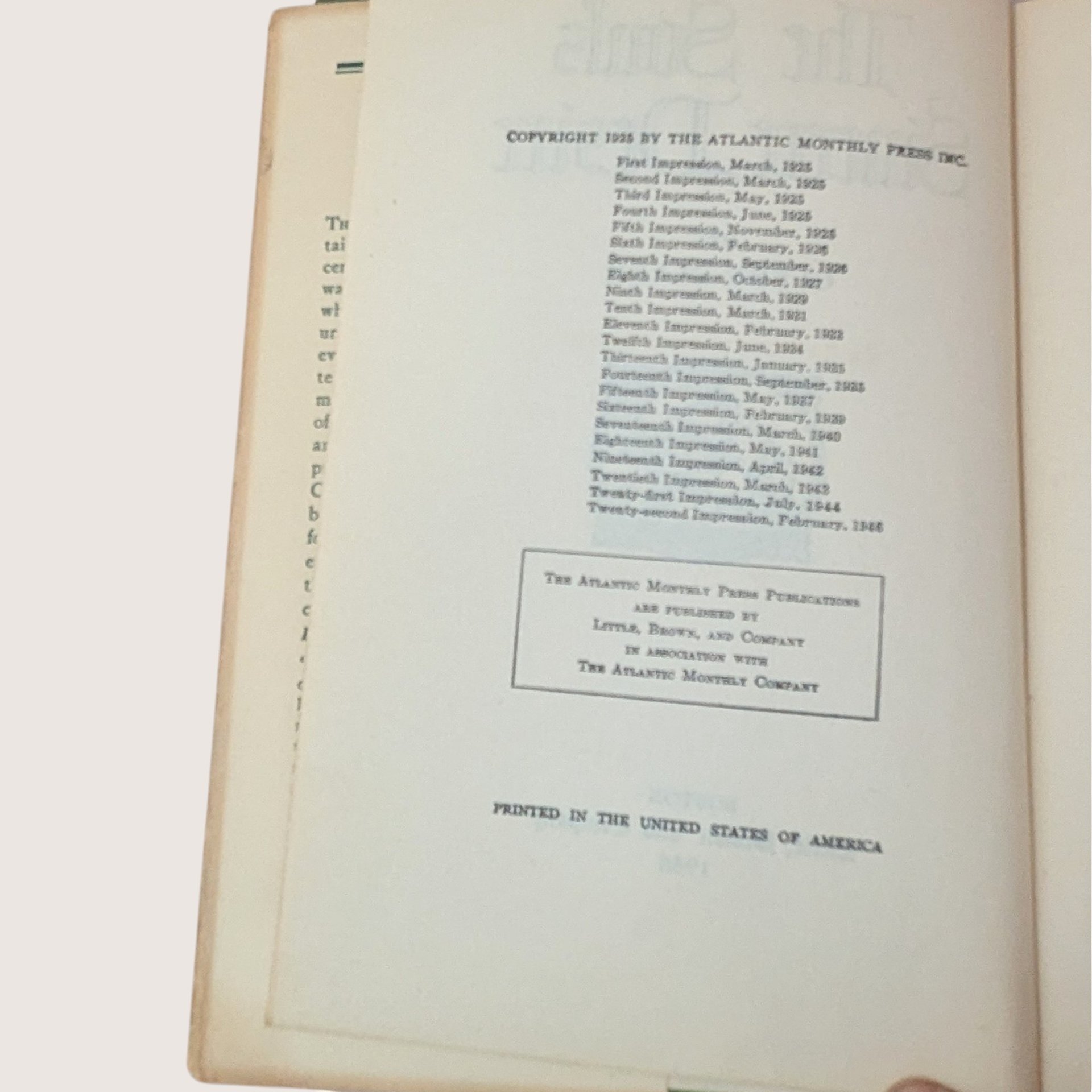 1946 The Soul's Sincere Desire Glenn Clark Hardcover Book