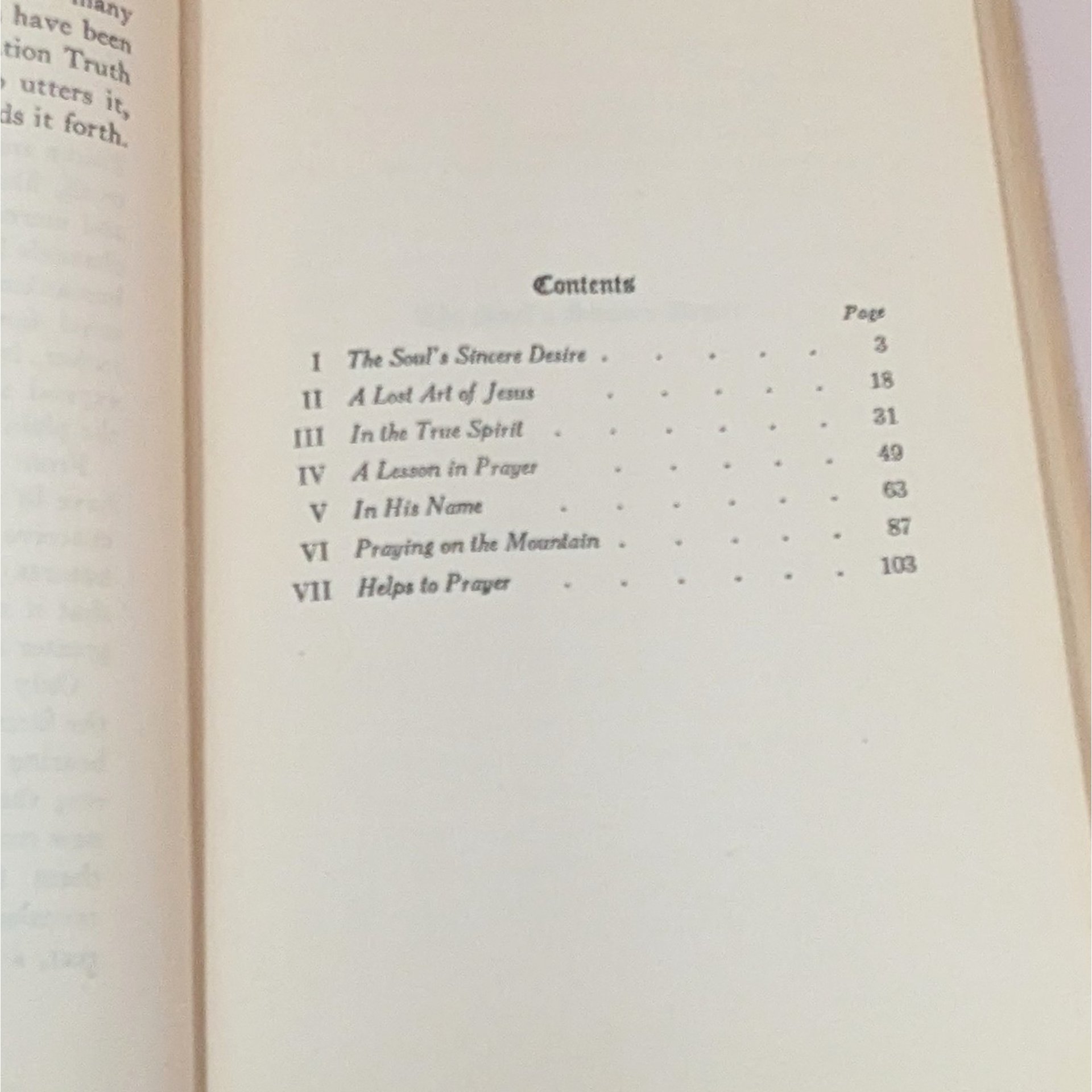 1946 The Soul's Sincere Desire Hardcover – Glenn Clark – Christian Meditative Gift