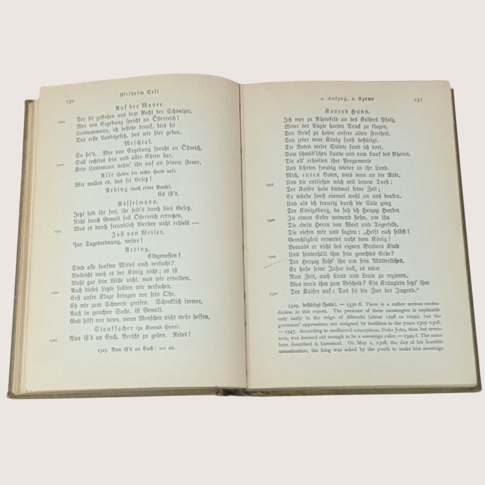 1905 Wilhelm Tell Friedrich Schiller Hardcover Book
