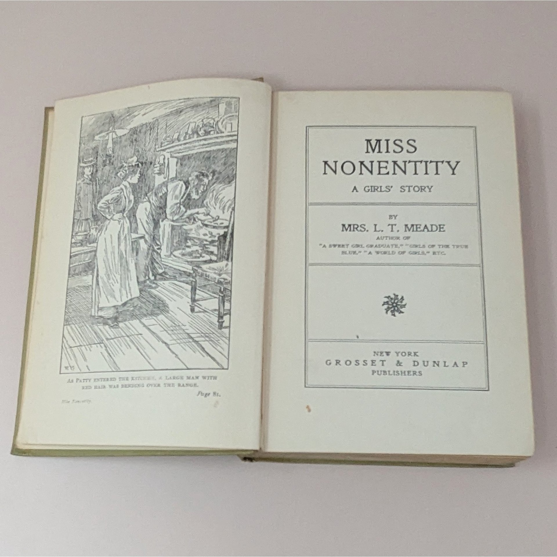 1900 Miss Nonentity Hardcover – Mrs. L.T. Meade – Victorian Girls' Fiction 