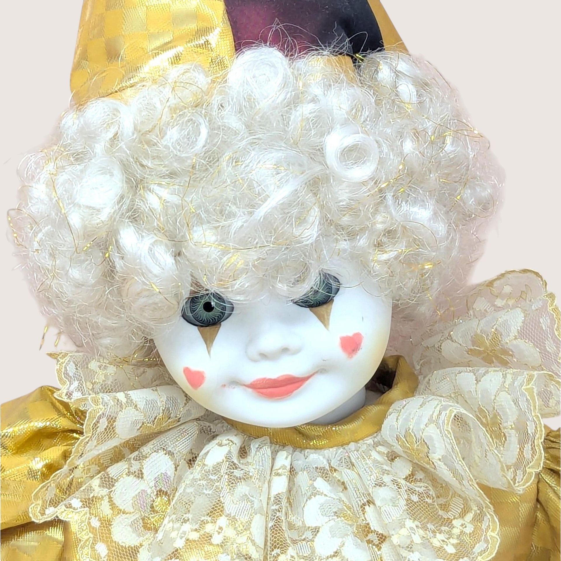 1990 Goebel Betty Jane Carter Gold Dust Musical Porcelain Doll #442/1000