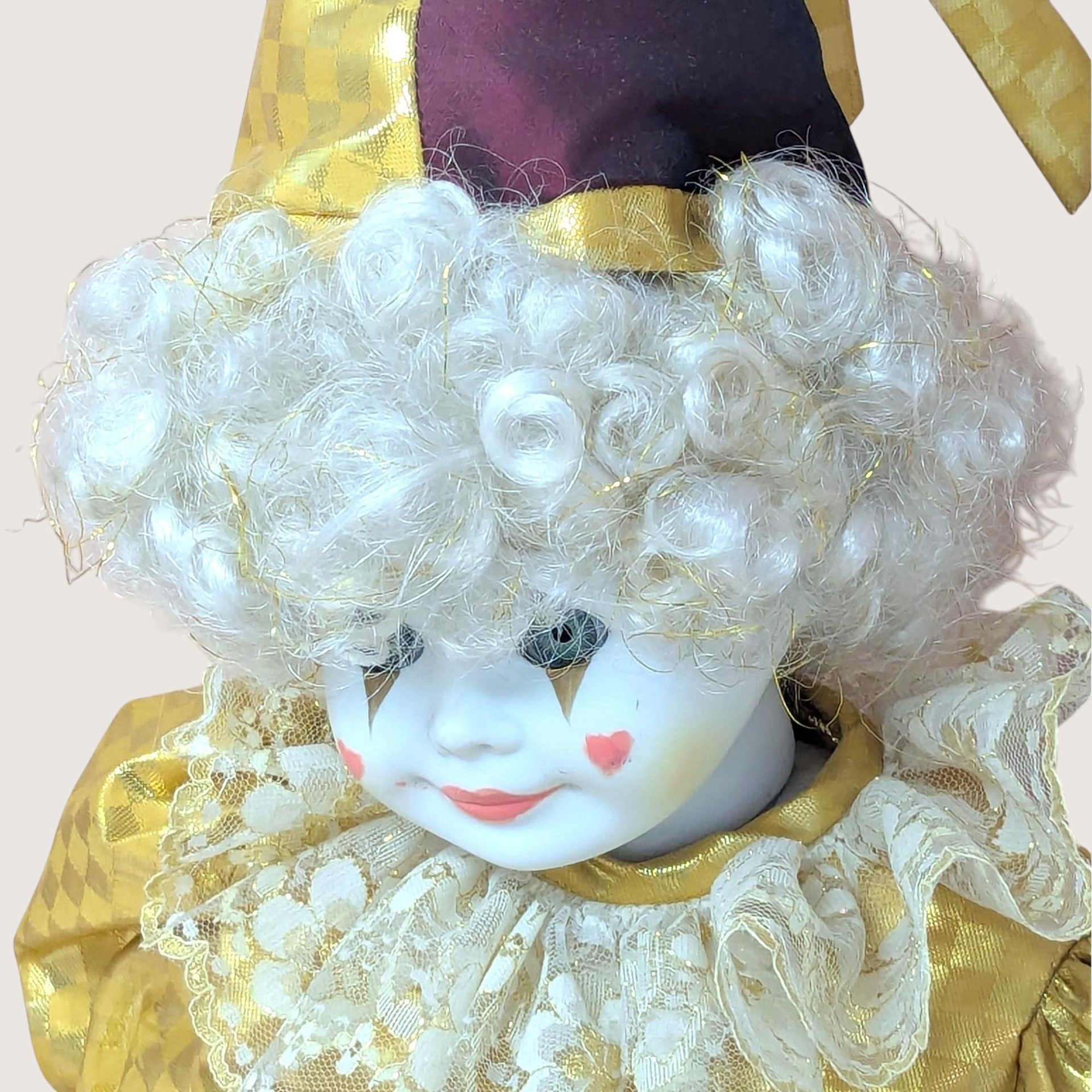 1990 Goebel Betty Jane Carter Gold Dust Musical Porcelain Doll #442/1000