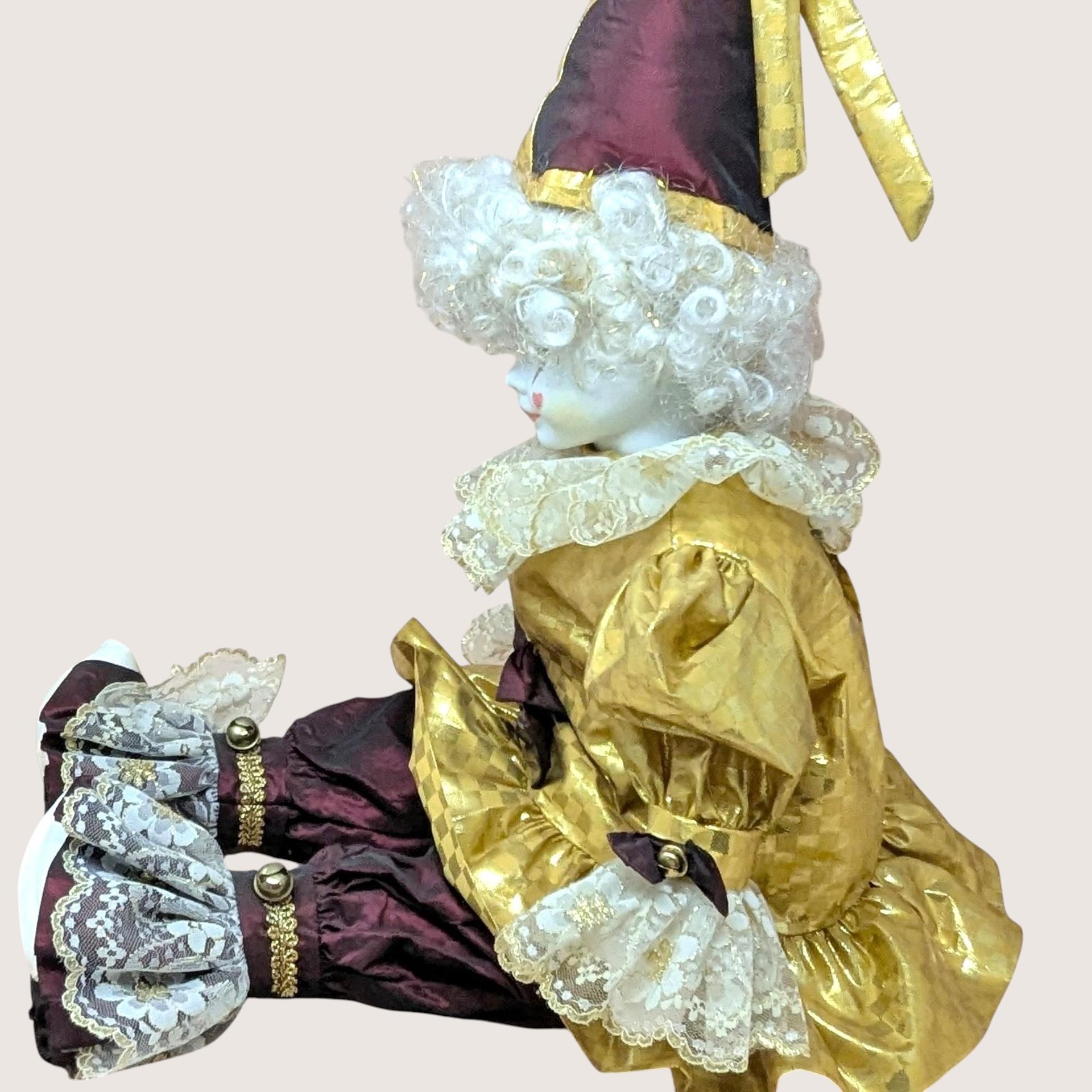 1990 Goebel Betty Jane Carter Gold Dust Musical Porcelain Doll #442/1000