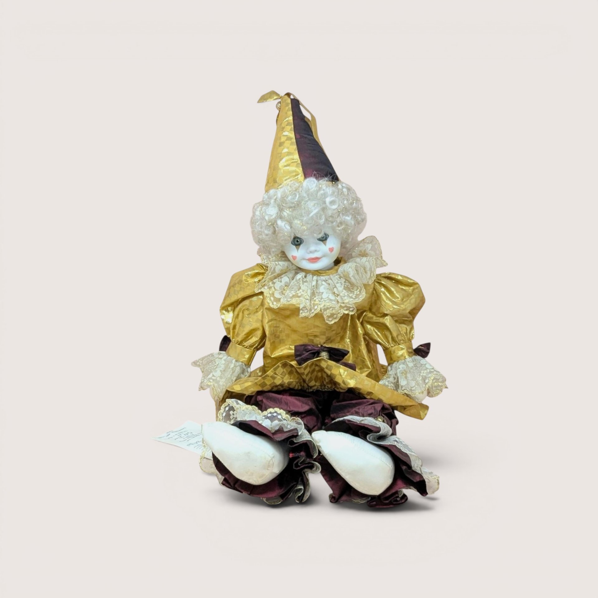 1990 Goebel Betty Jane Carter Gold Dust Musical Porcelain Doll #442/1000