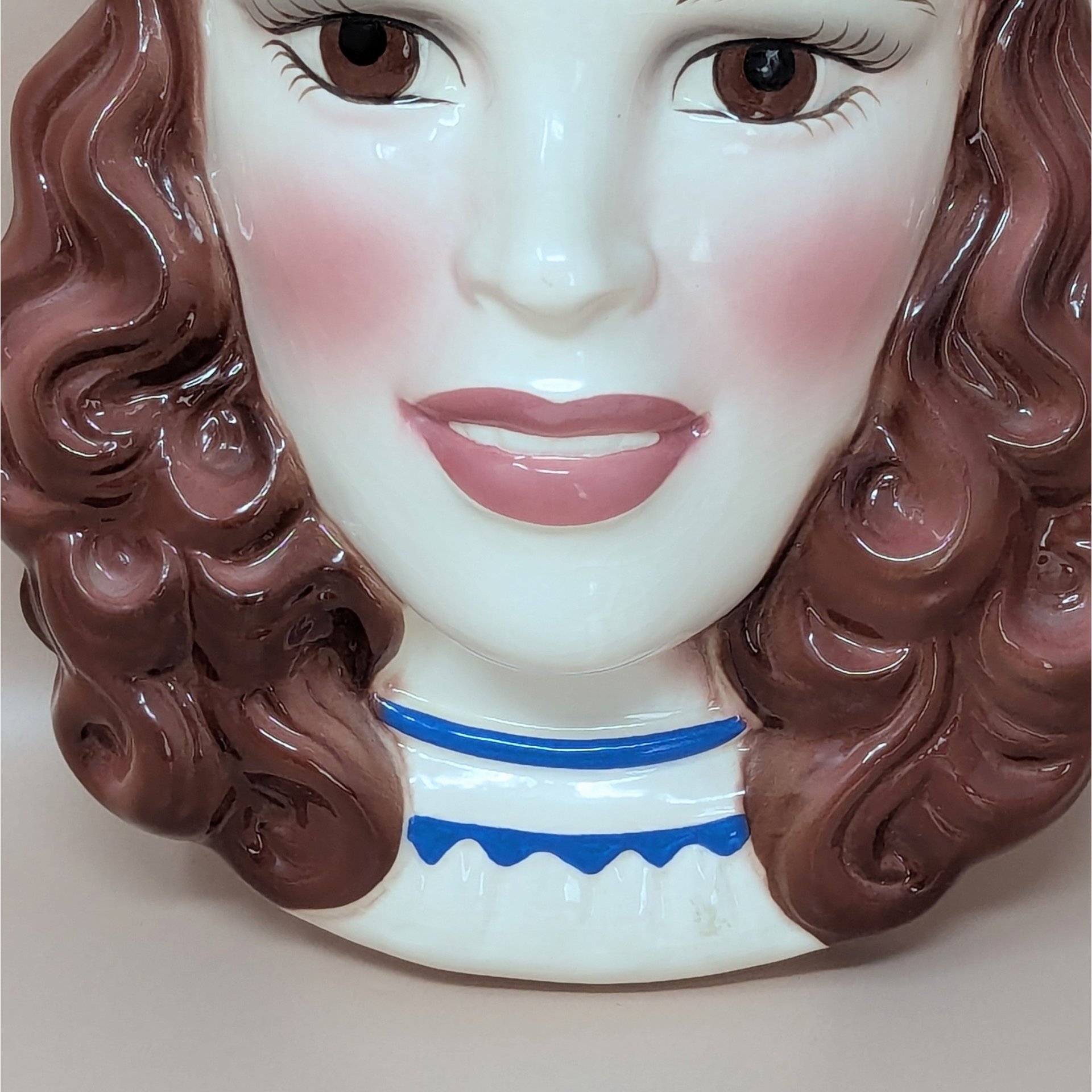 1995 Dorothy Clay Art Wizard of Oz Ceramic Wall Mask