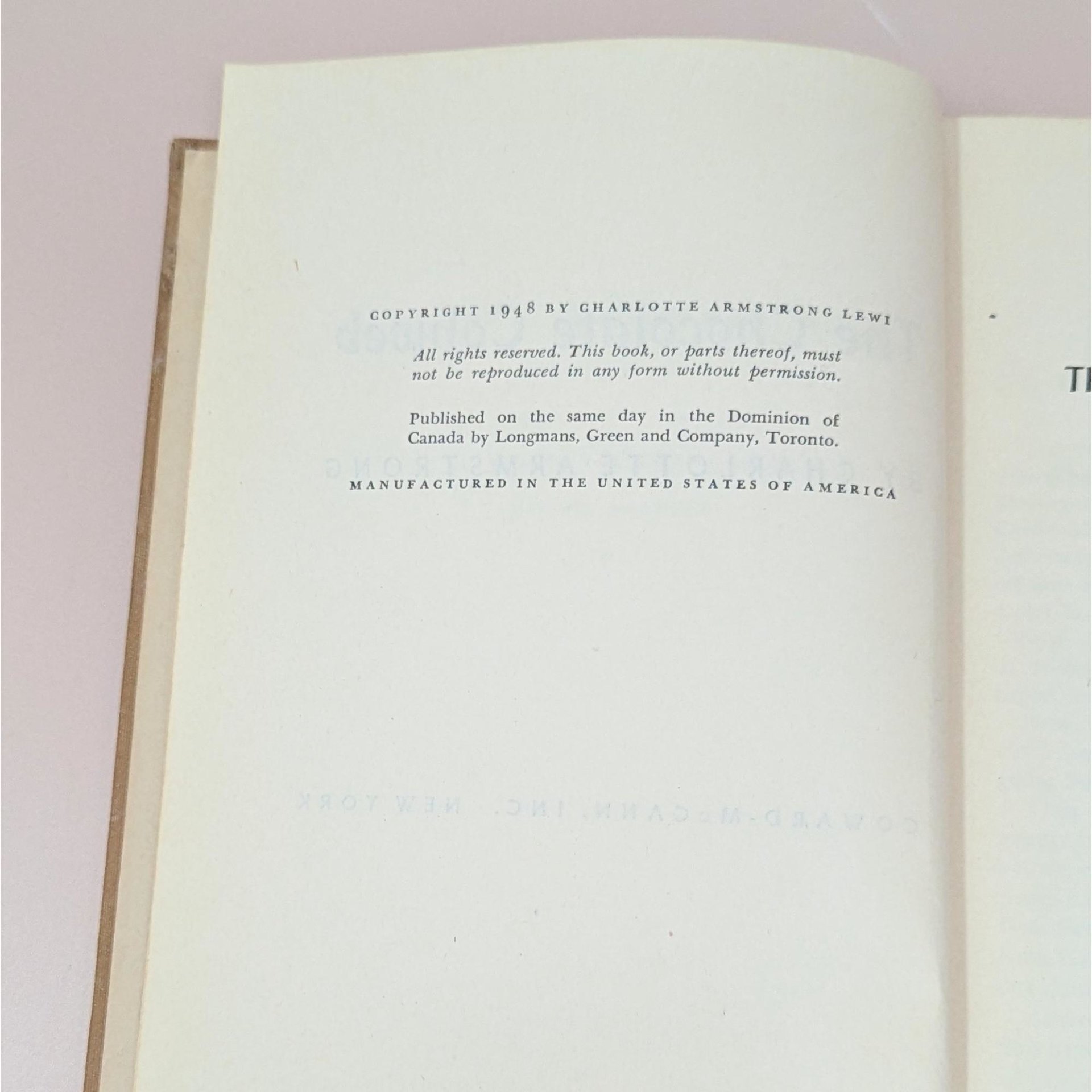 1948 The Chocolate Cobweb by Charlotte Armstrong