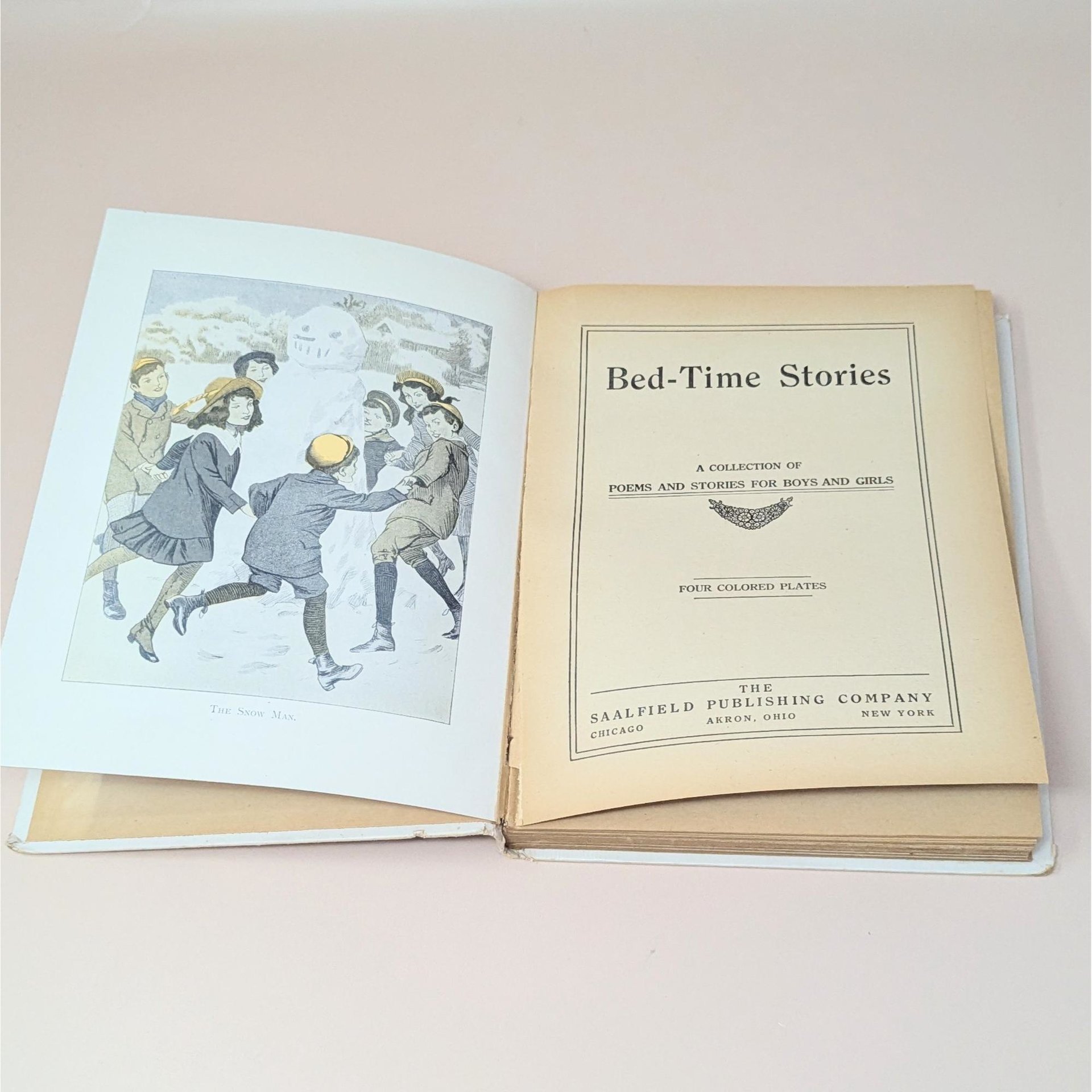 1914 Bed-Time Stories by Saalfield Publishing Company