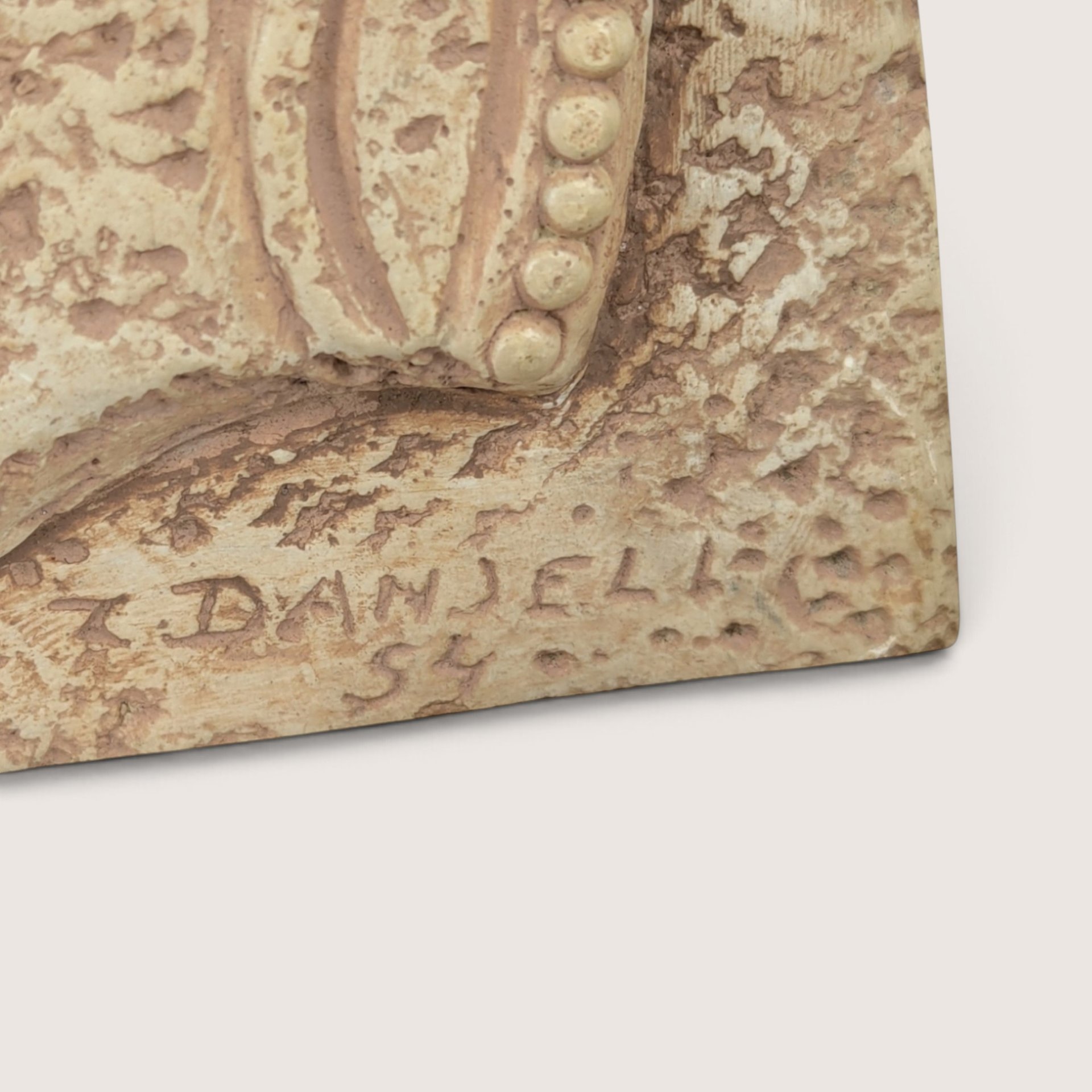 Vintage 1960s Z Danjell Greek Wall Art Horse and Bull Pair