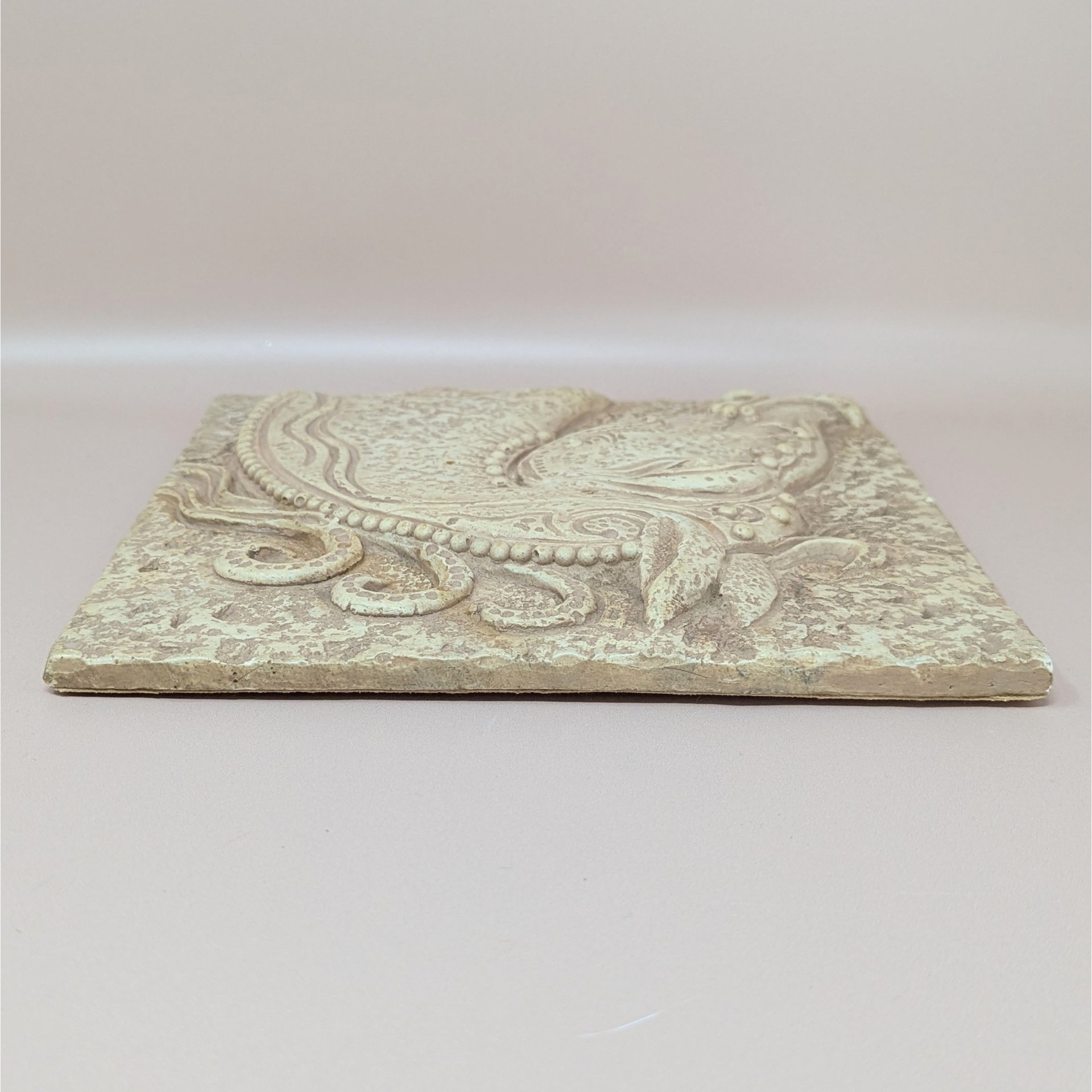 1960s Z. Danjell Greek Wall Art: Horse & Bull Plaster Pair