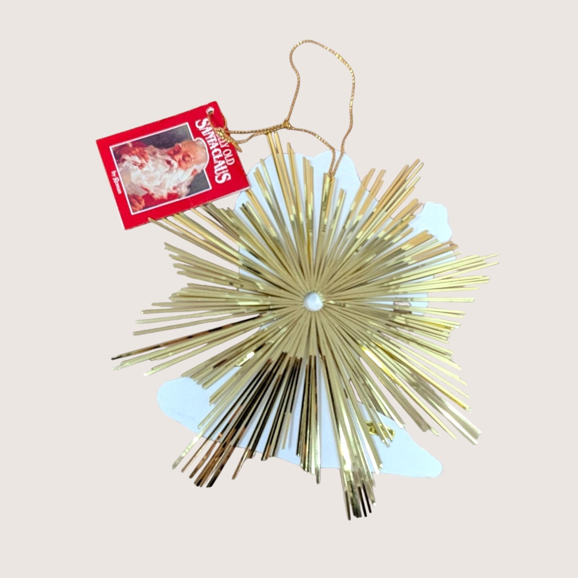 1991 Roman Inc Santa Starburst Ornaments Set of 4