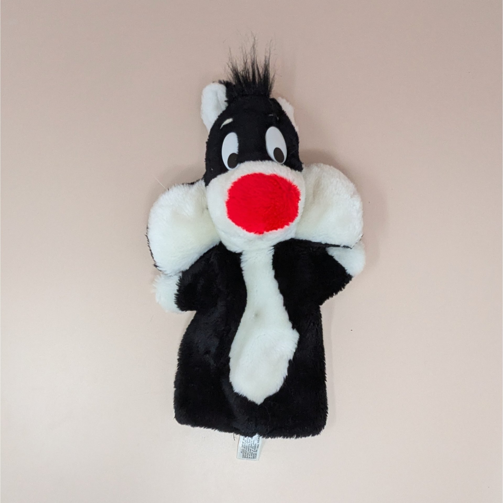 1971 Warner Bros Tweety & Sylvester Plush Hand Puppets
