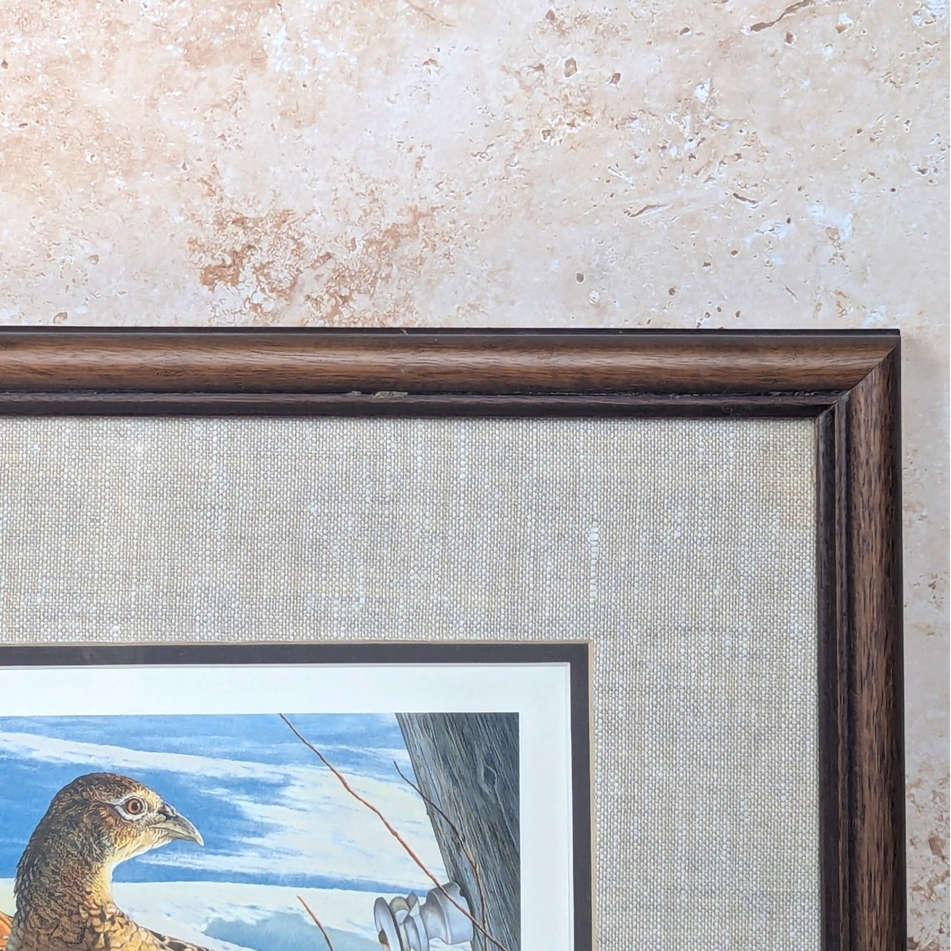1987 Minnesota Pheasant Habitat Stamp Print by Brian Jarvi
