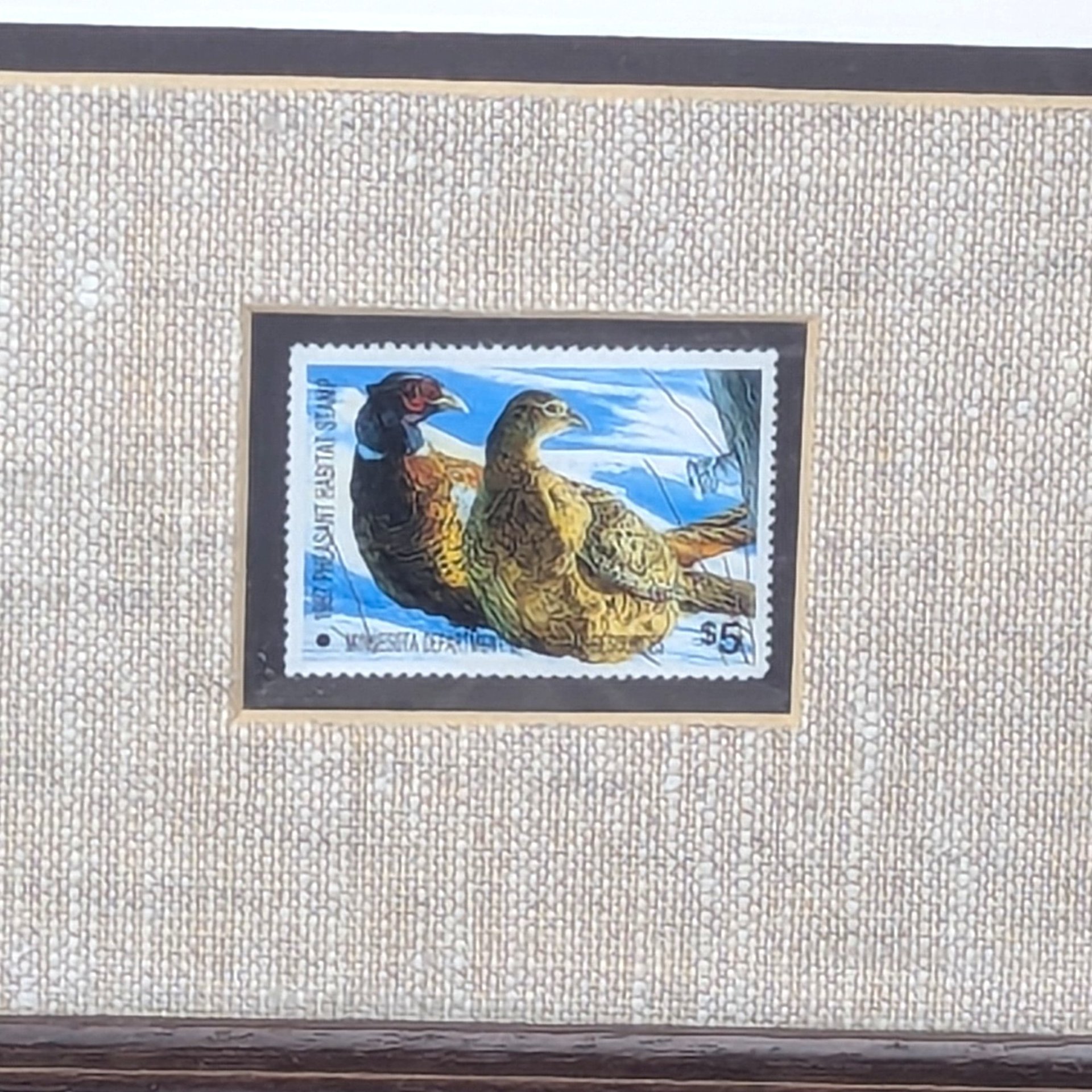 1987 Minnesota Pheasant Habitat Stamp Print by Brian Jarvi