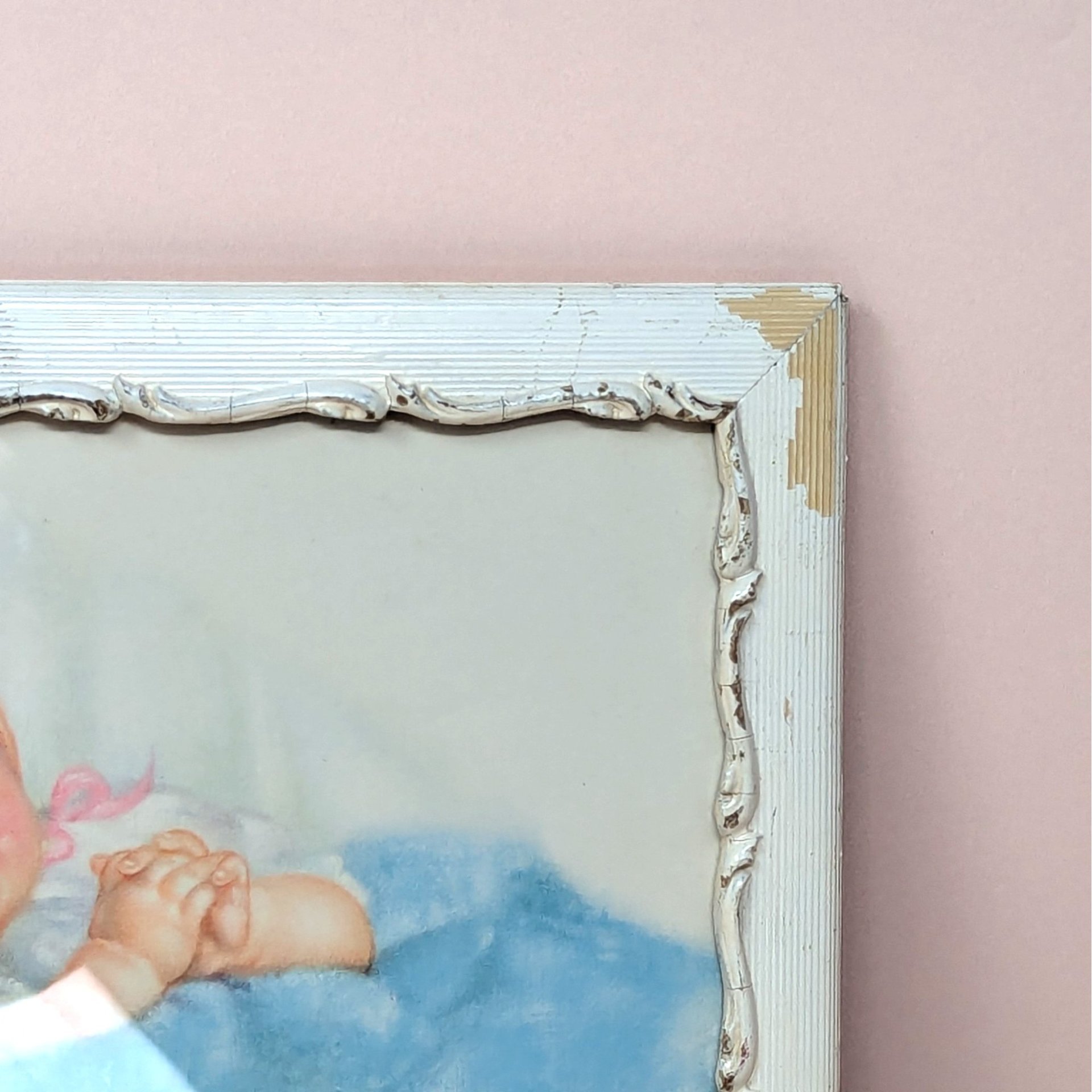 1940s Charlotte Becker Take Me In Your Arms Framed Nursery Print