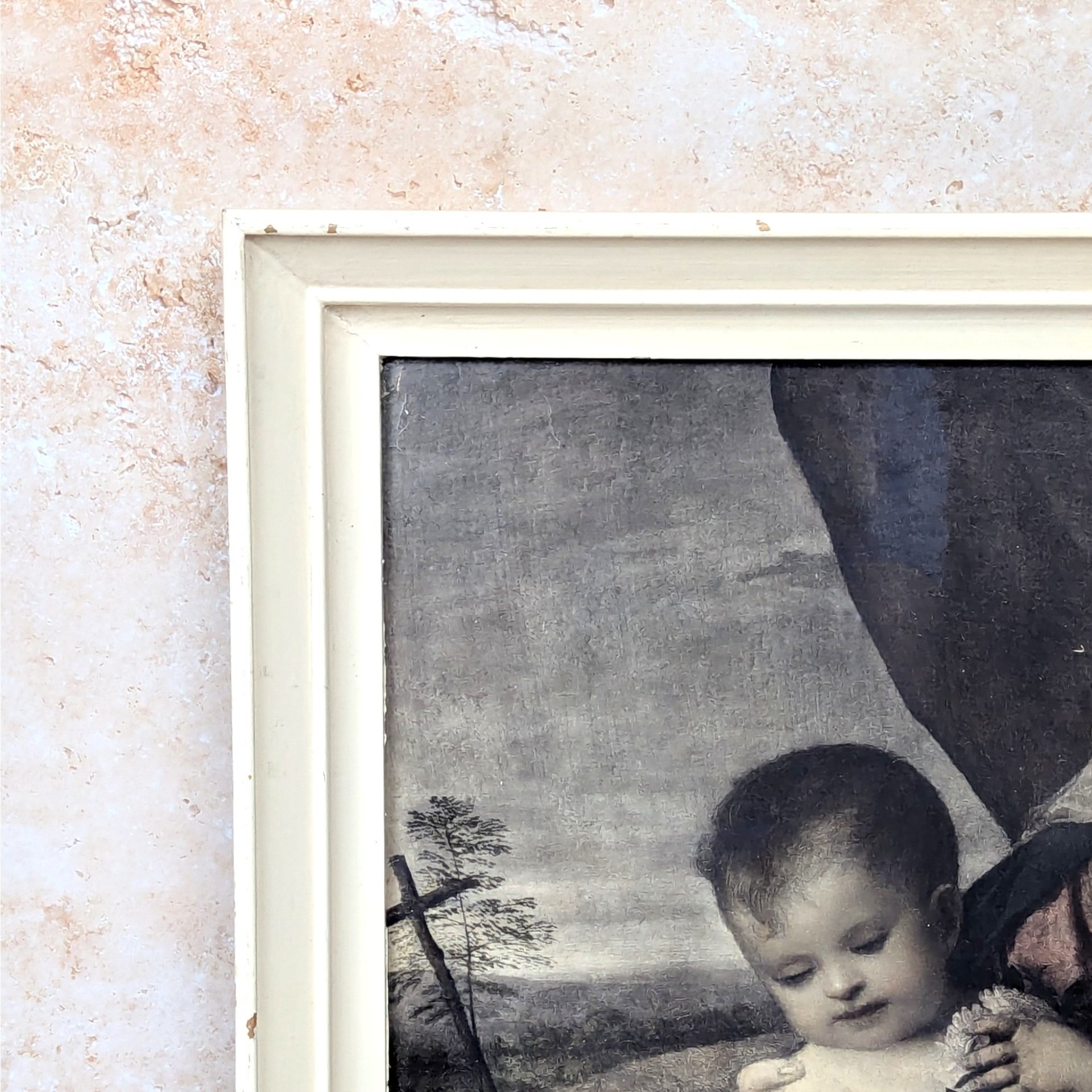 1950s Titian Aldobrandini Madonna and Child Framed Print
