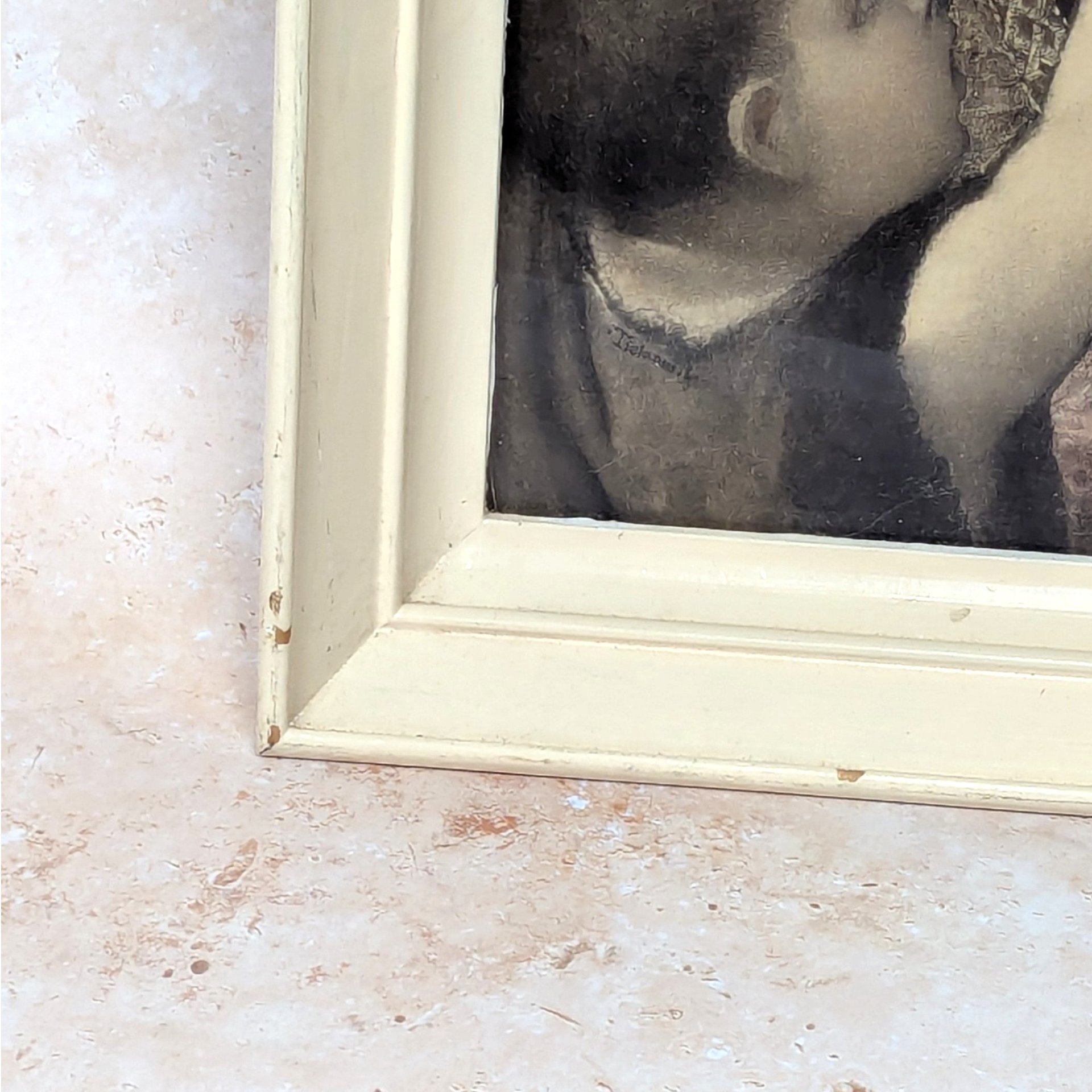 1950s Titian Aldobrandini Madonna and Child Framed Print