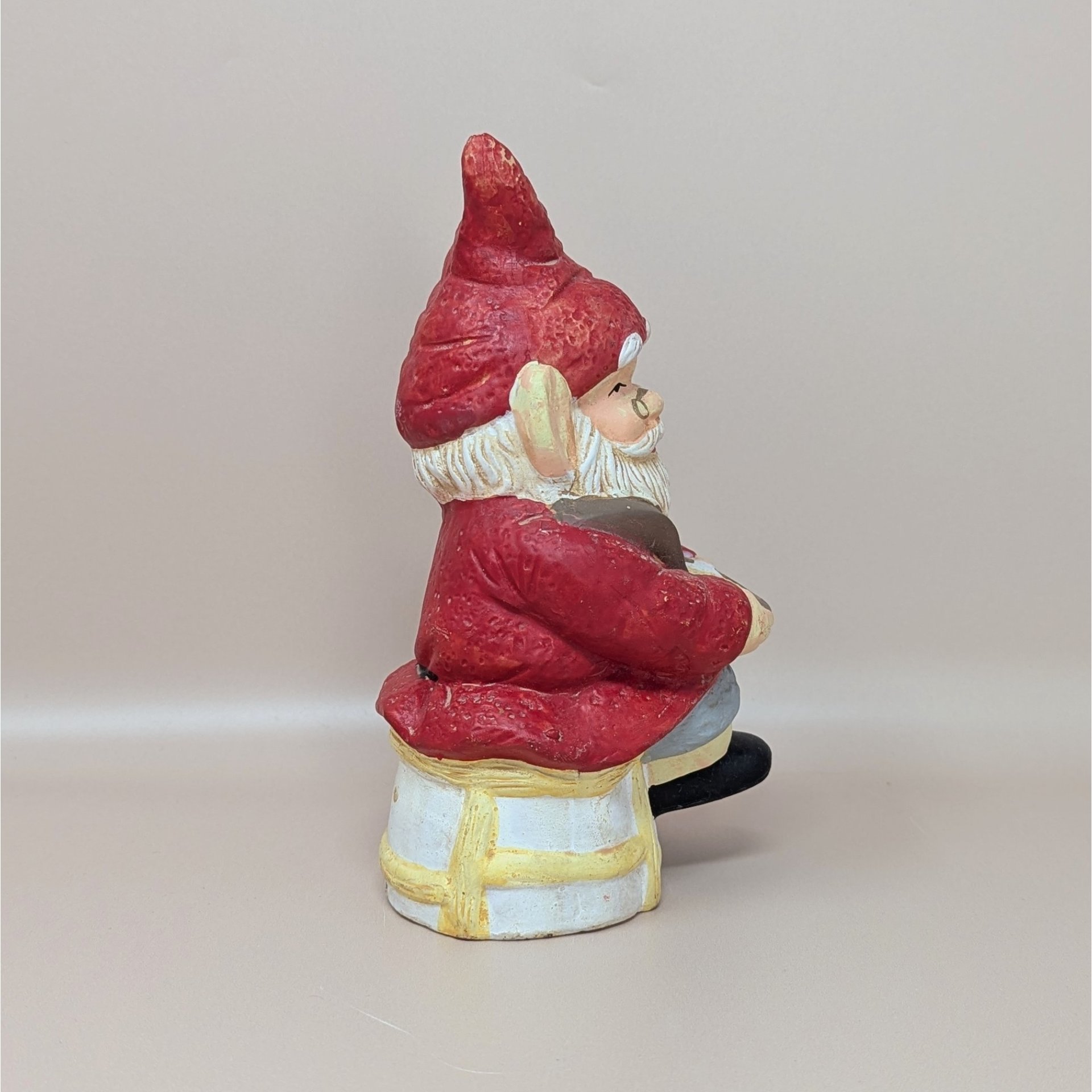 1970s Whimsical Ceramic Garden Gnome Figurine