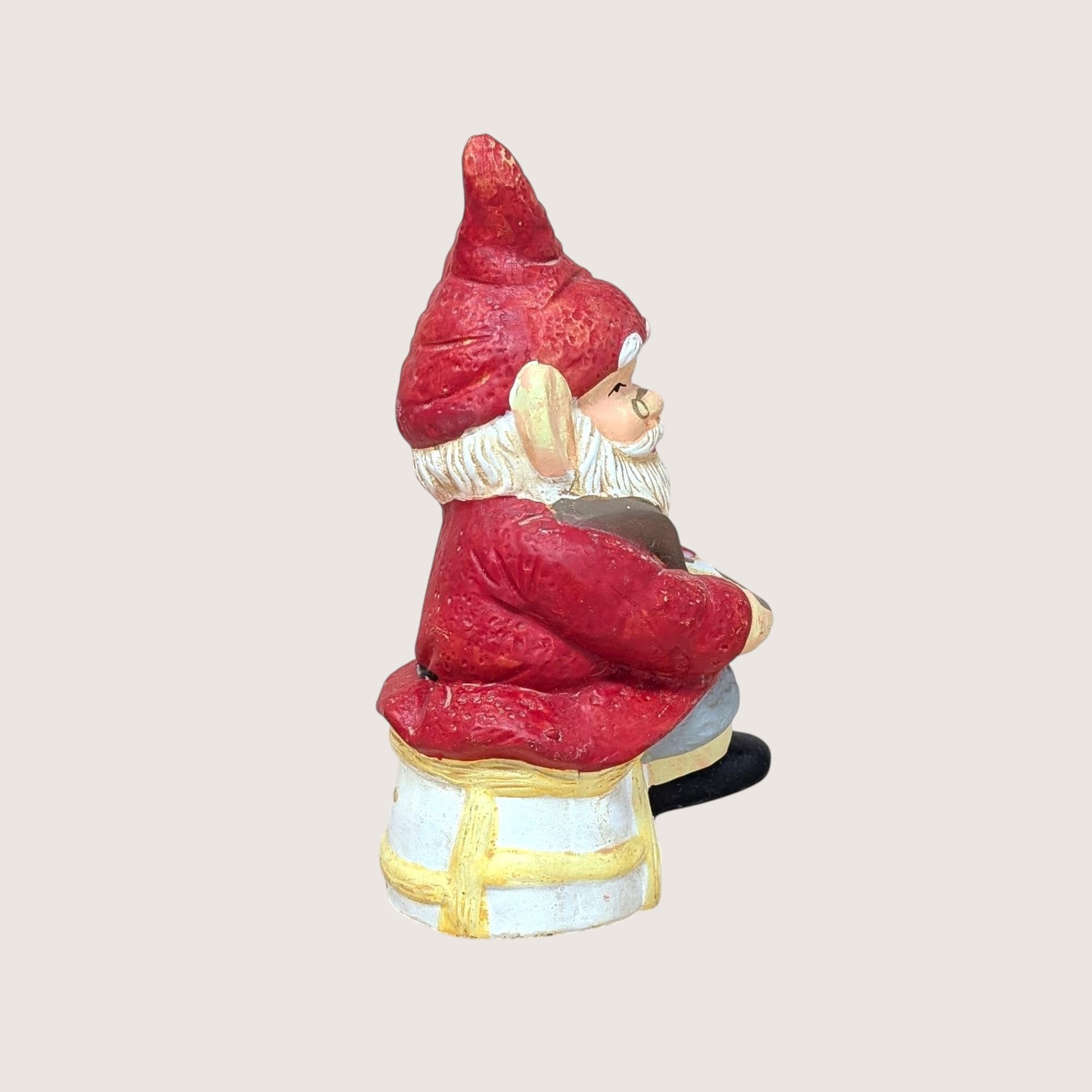1970s Whimsical Ceramic Garden Gnome Figurine