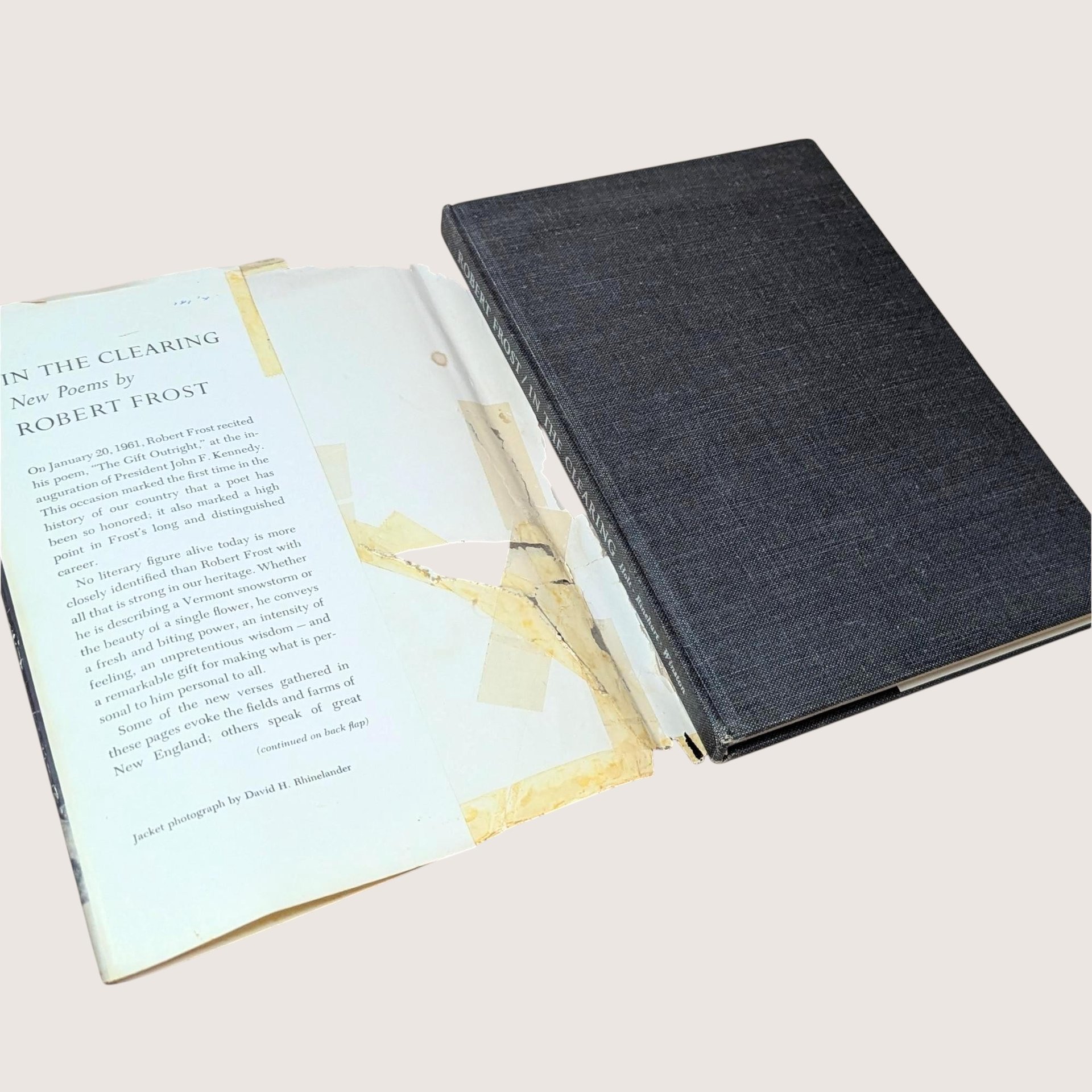 1962 In the Clearing by Robert Frost