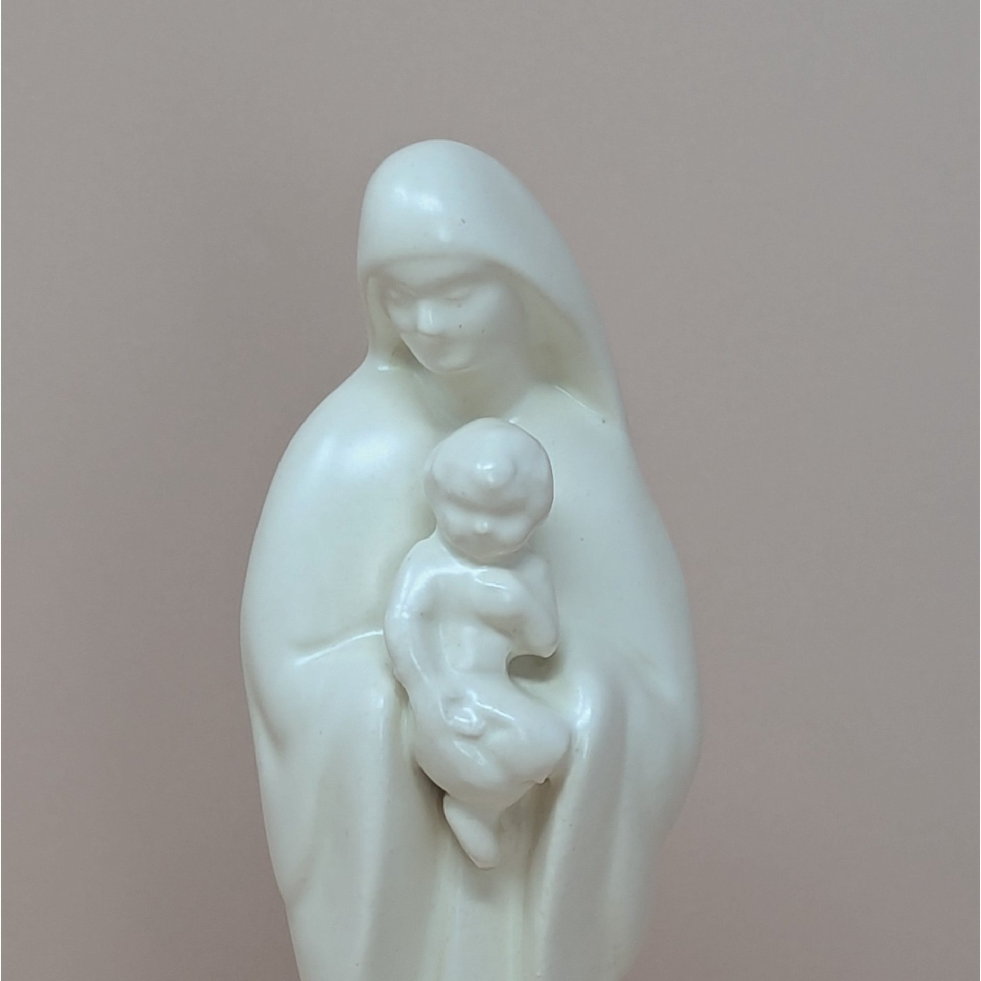 1960s Haeger Madonna and Child Ceramic Planter