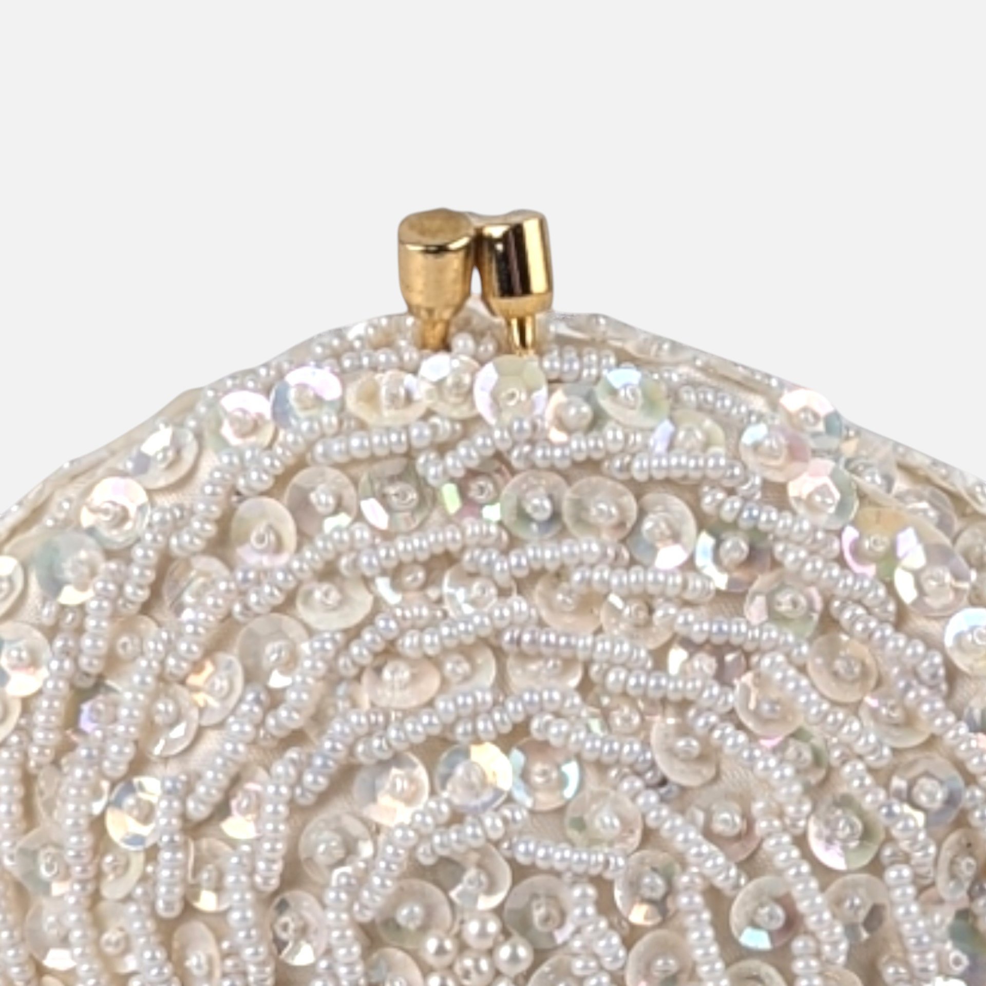 1960s Princess Gardner Mid Century Glam Beaded Sequin Coin Purse