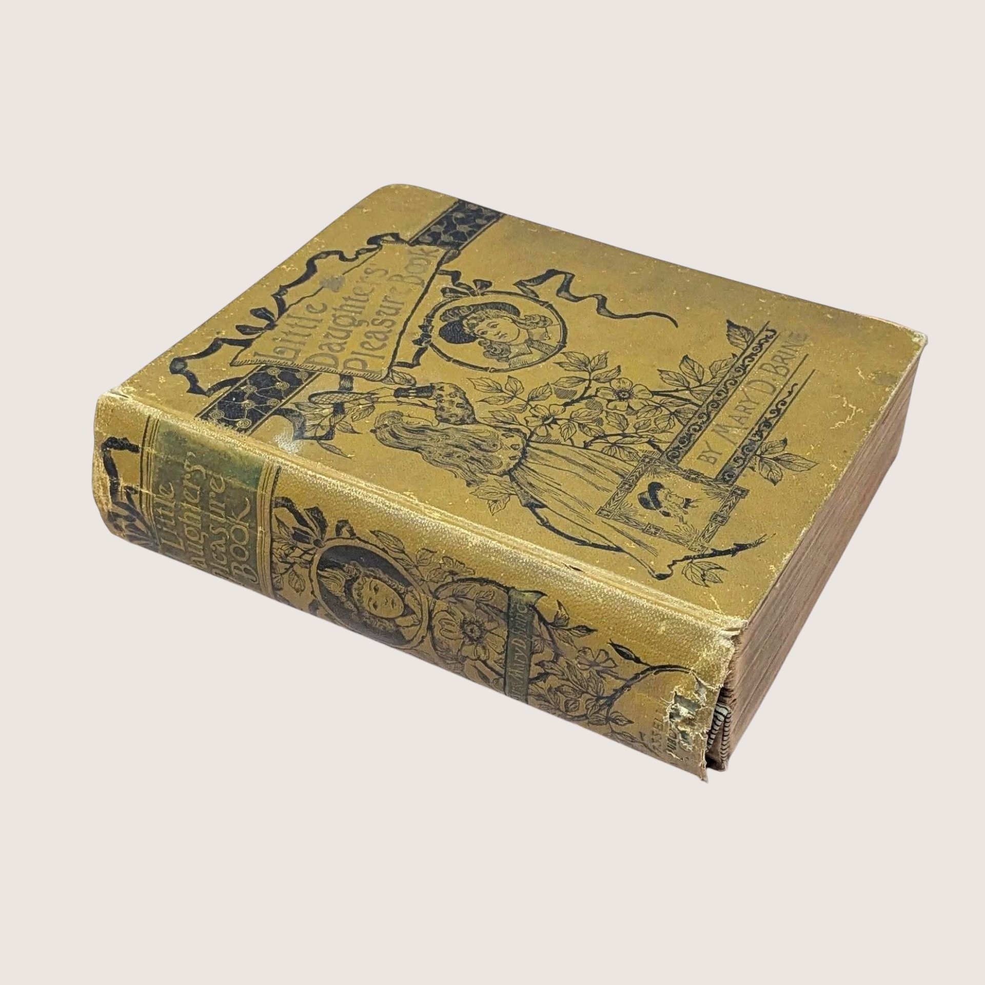 1891 Little Daughters Pleasure Book by Mary D. Brine