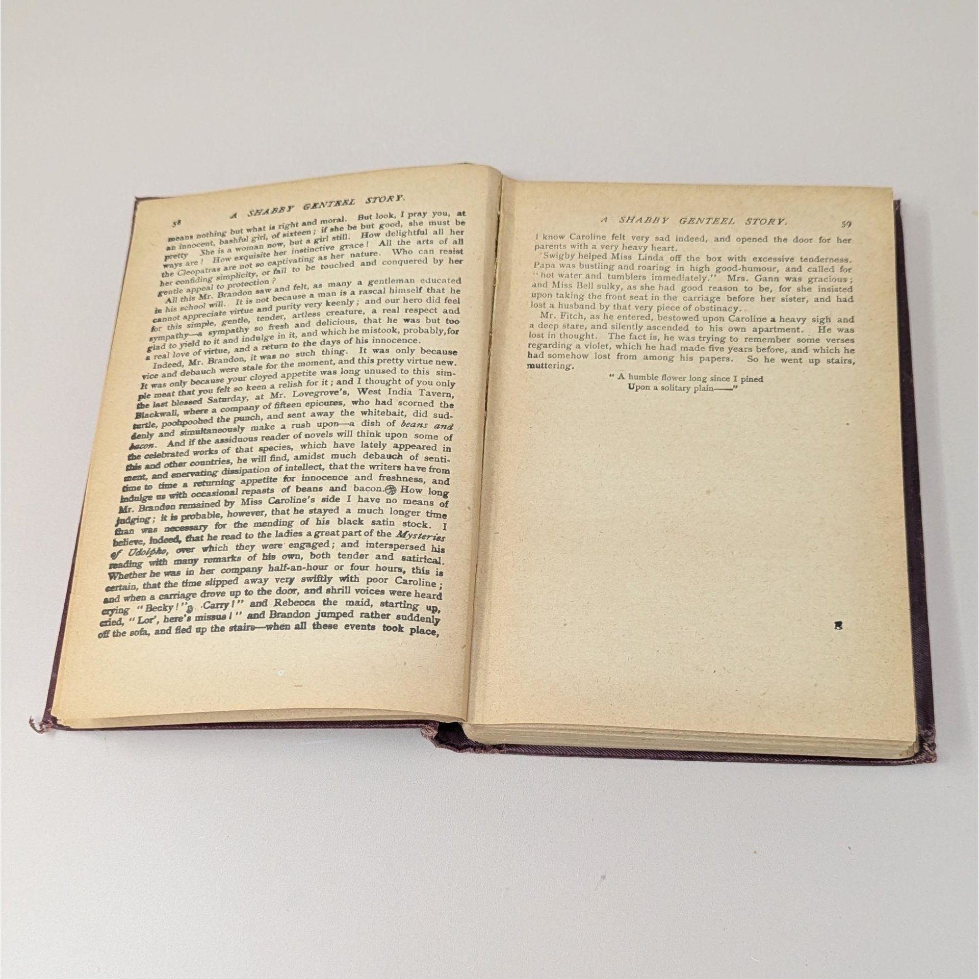 Antique A Shabby Genteel Story by William Makepeace Thackeray