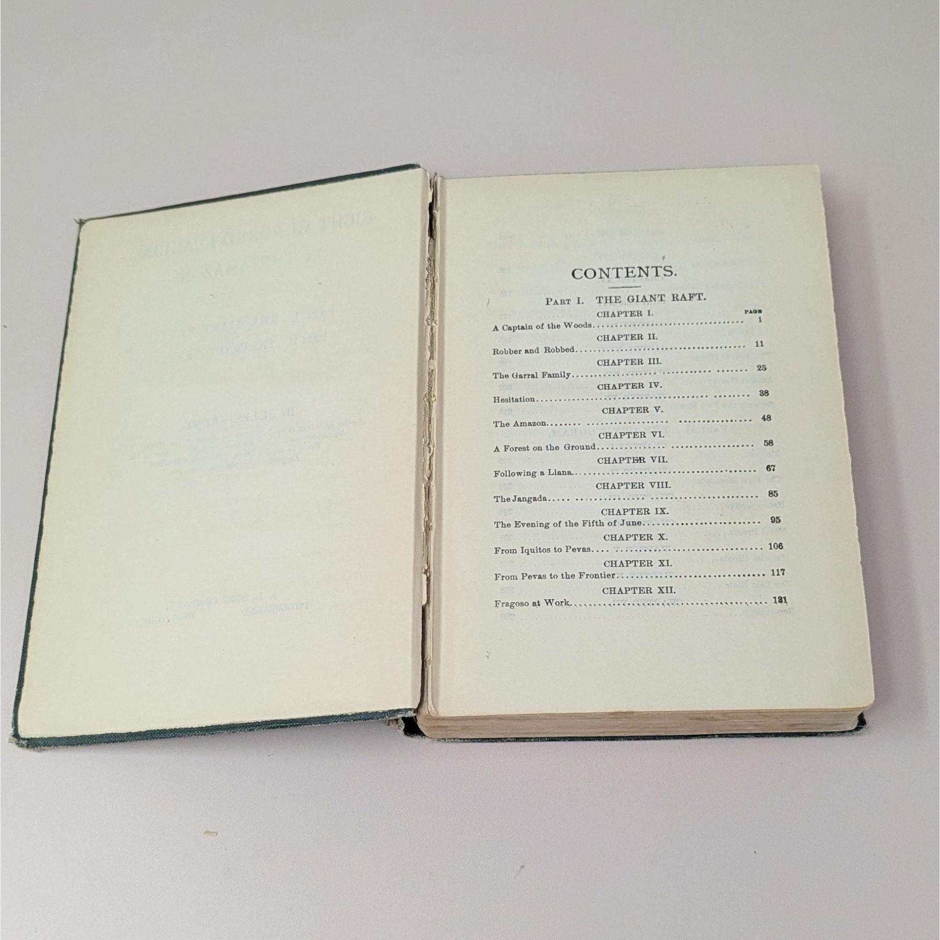 Antique Eight Hundred Leagues on the Amazon by Jules Verne