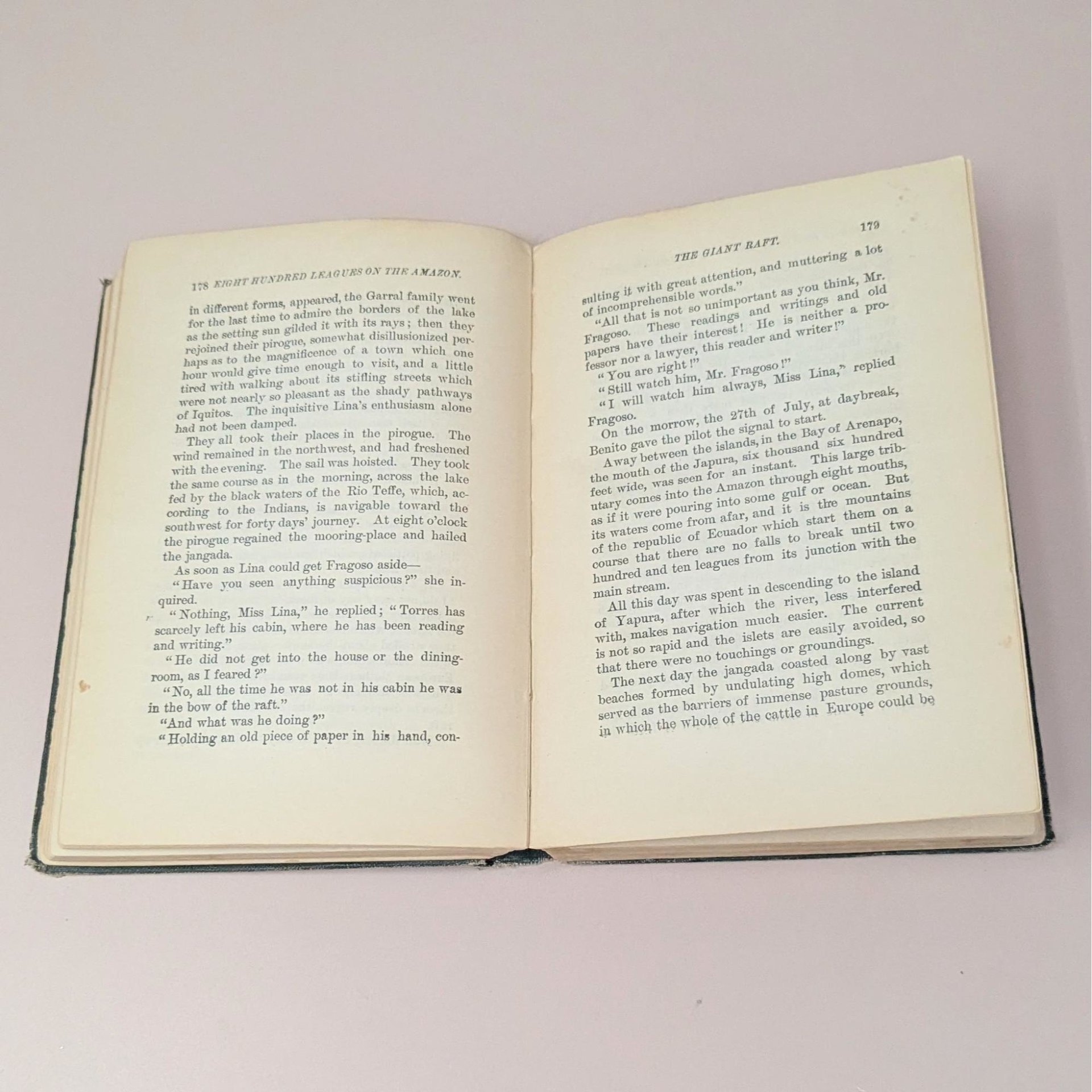 Antique Eight Hundred Leagues on the Amazon by Jules Verne