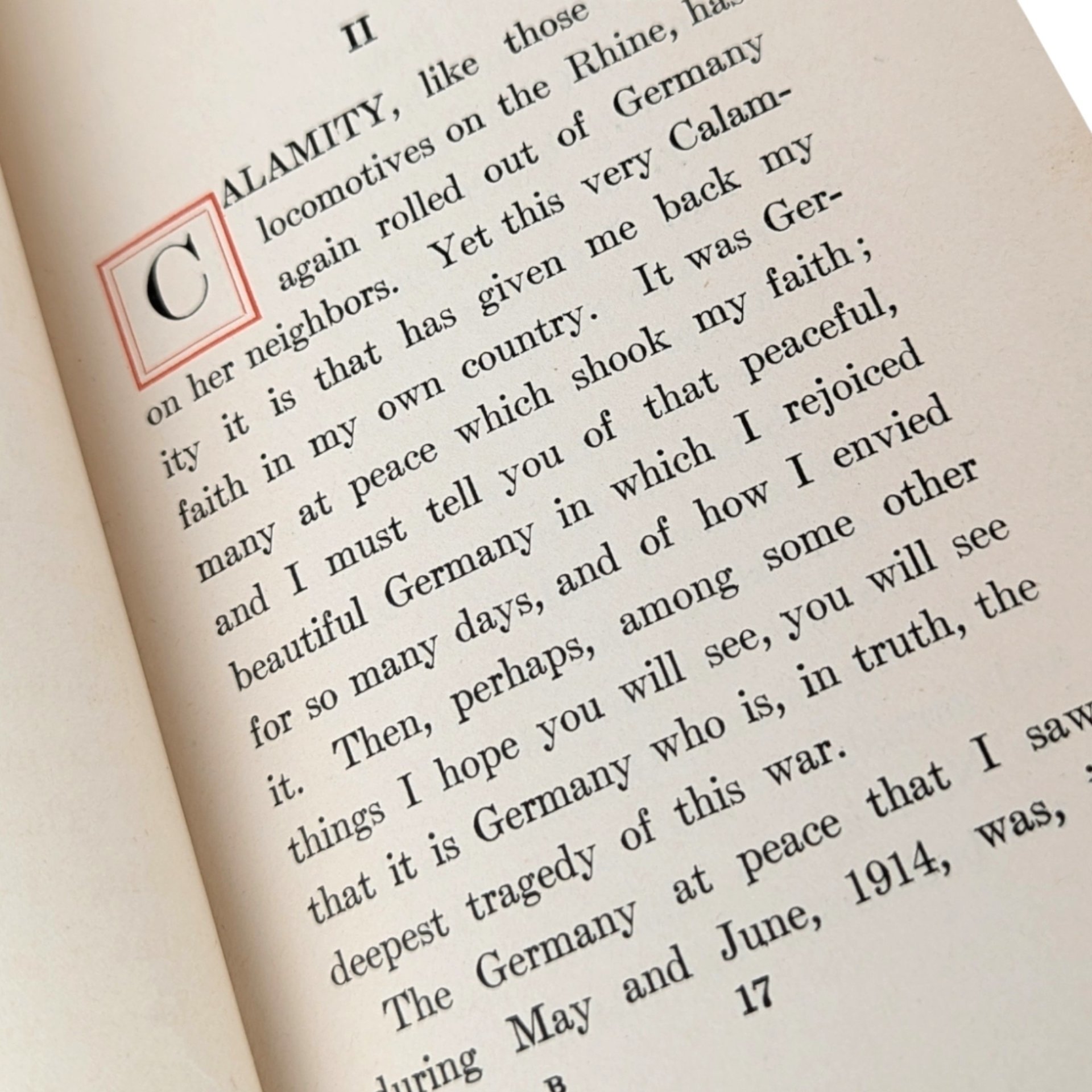 Antique The Pentecost Of Calamity By Owen Wister Hardcover Book