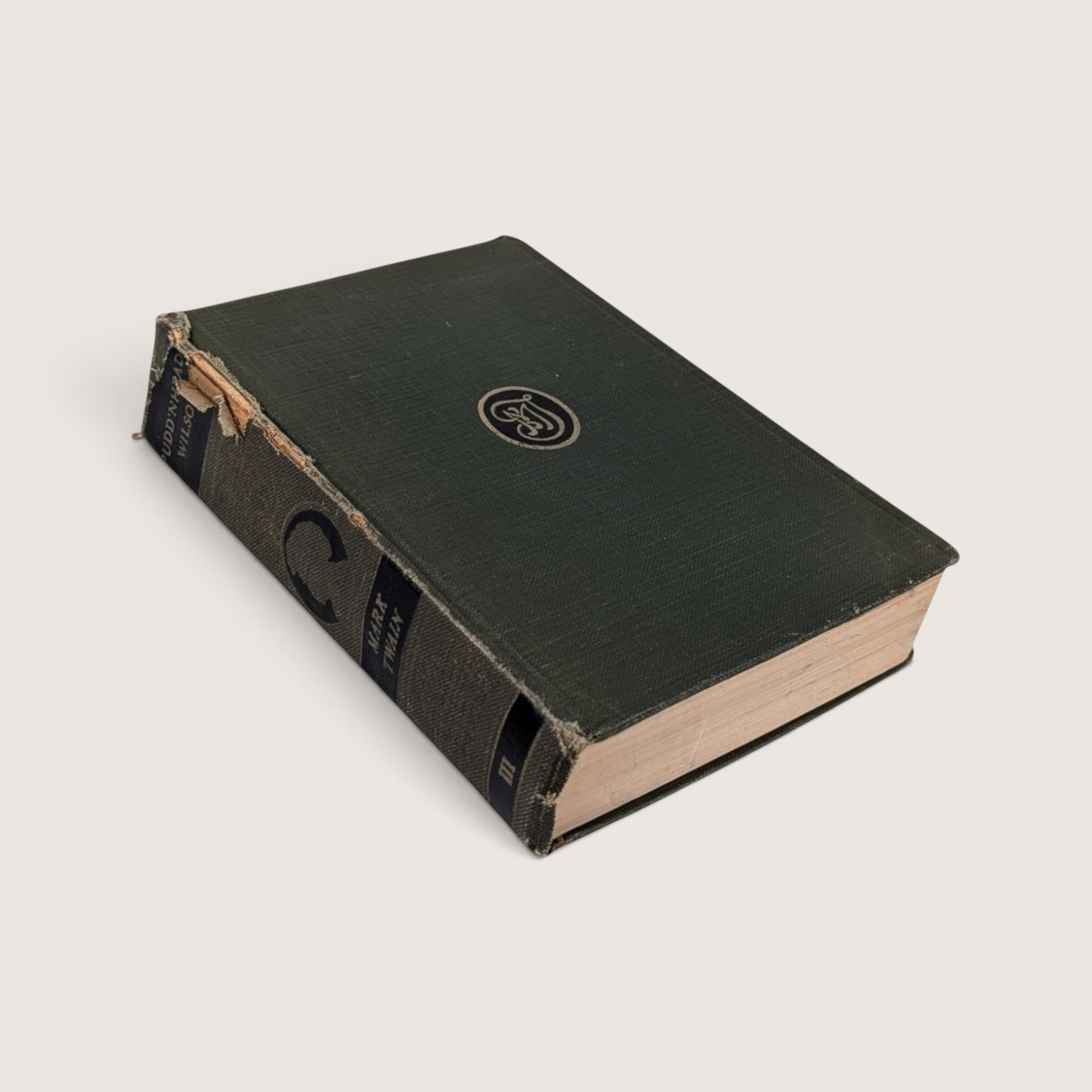 Antique Pudd'nhead Wilson The Complete Works Of Mark Twain Hardcover Book