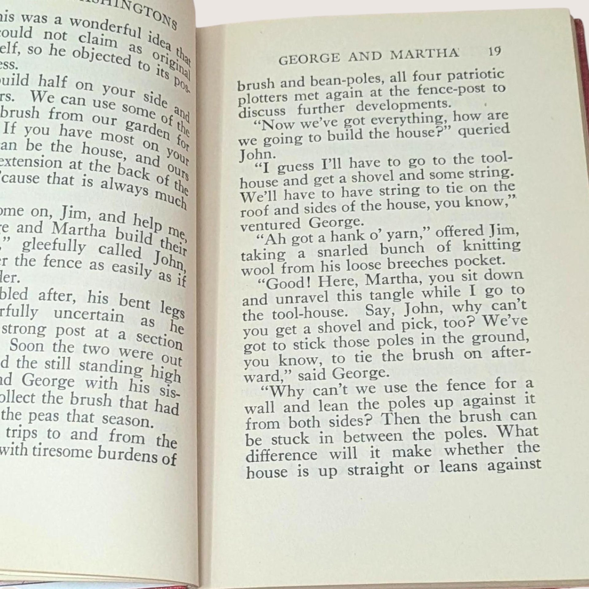 1918 The Little Washingtons Set by Lillian Elizabeth Roy