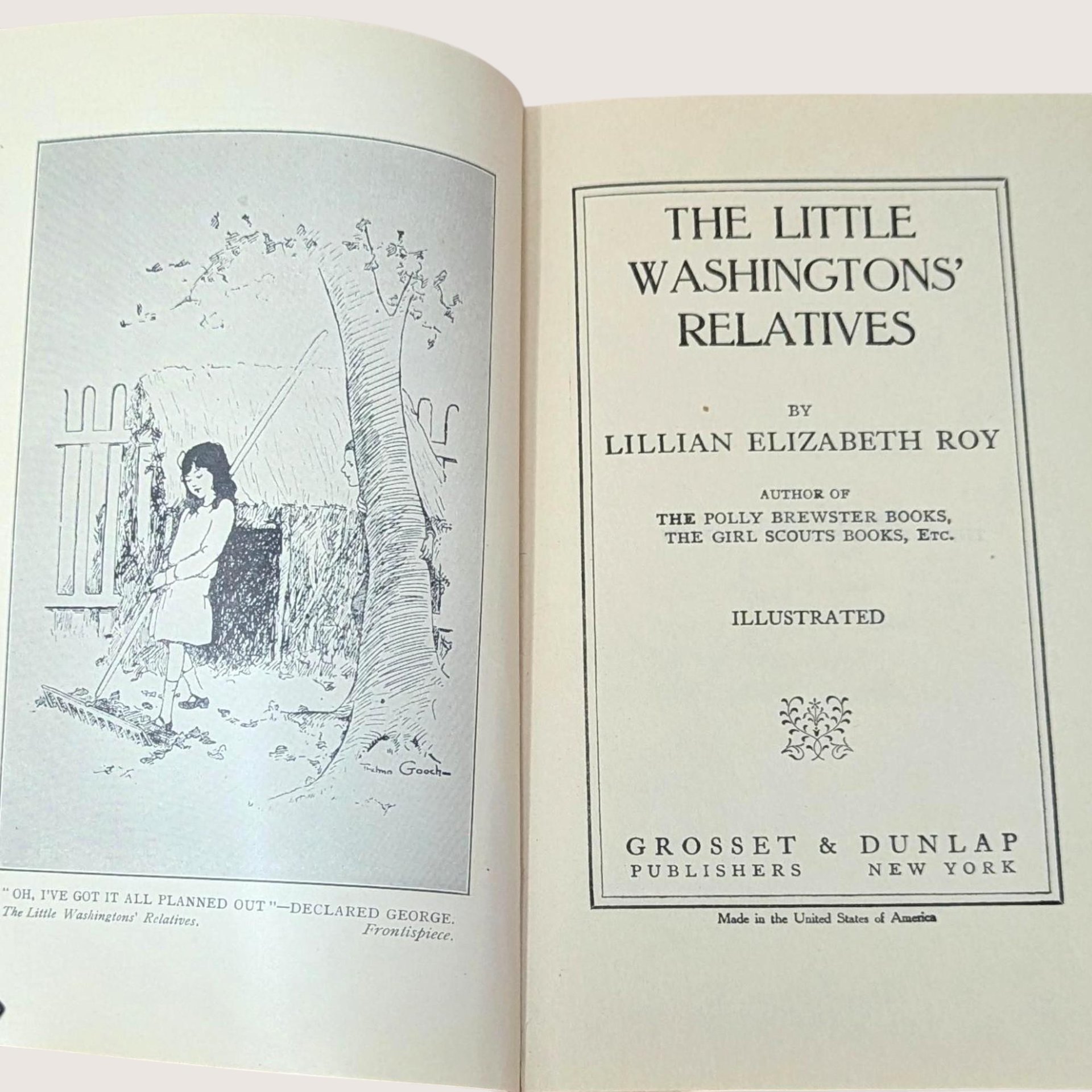 1918 The Little Washingtons Set by Lillian Elizabeth Roy