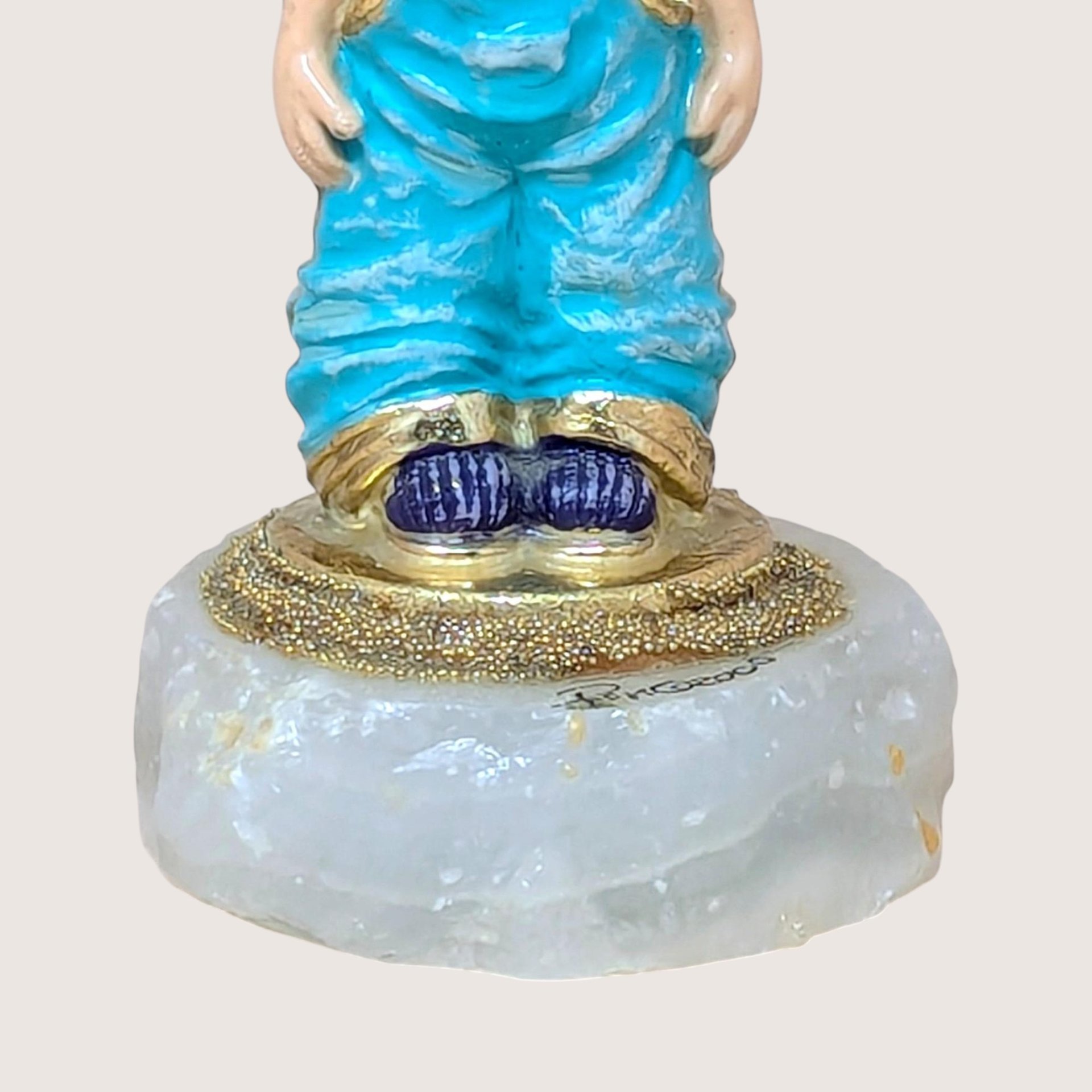 2000 Ron Lee Rascal Clown Onyx Base Figurine