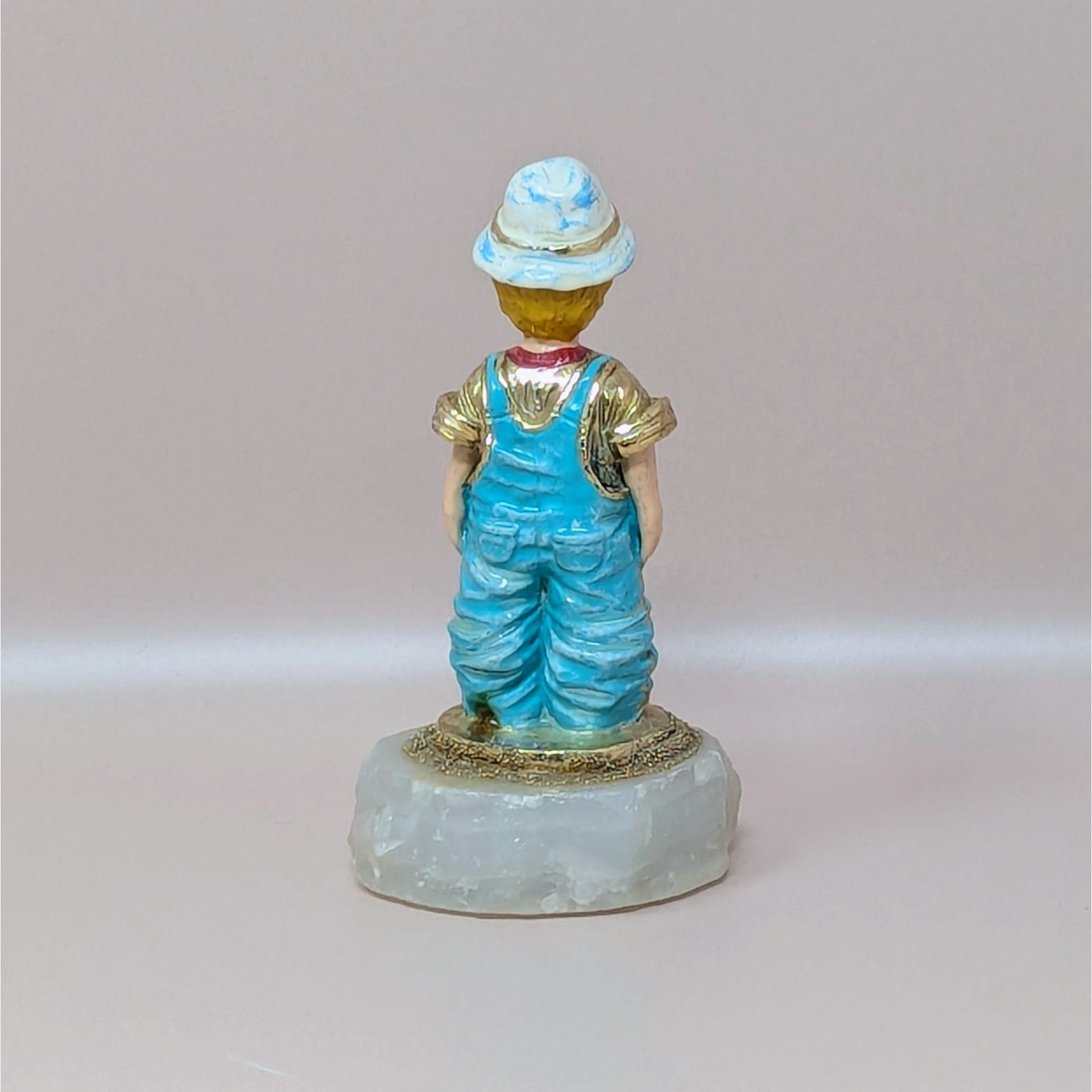 2000 Ron Lee Rascal Clown Onyx Base Figurine