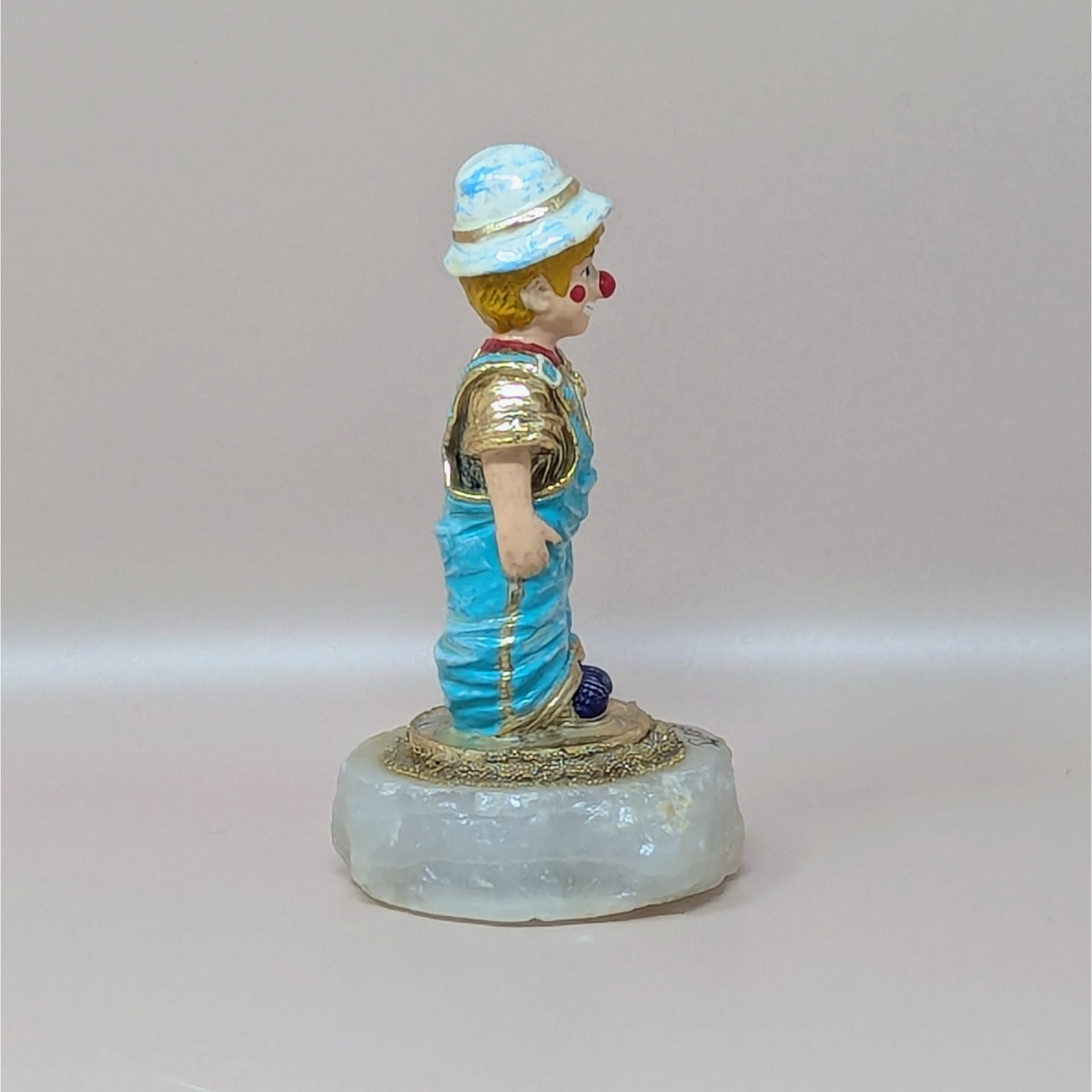 2000 Ron Lee Rascal Clown Onyx Base Figurine