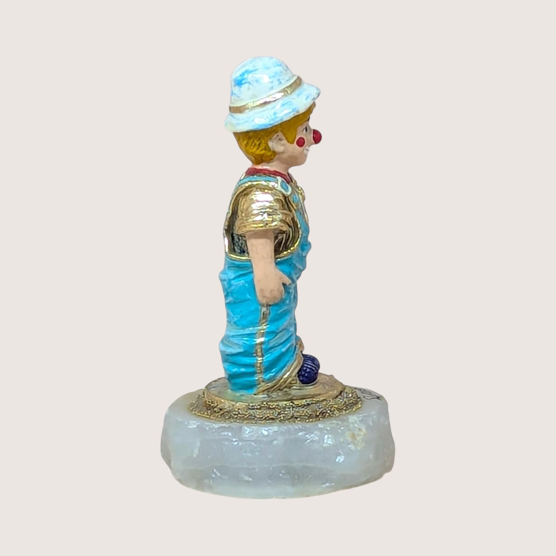 2000 Ron Lee Rascal Clown Onyx Base Figurine