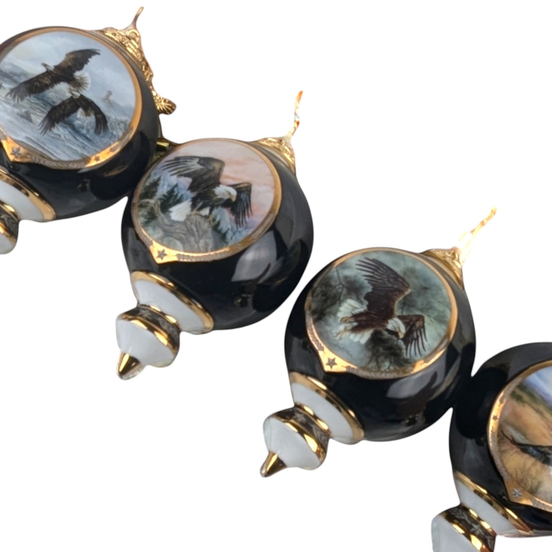 1999 Bradford Exchange "America the Beautiful" Ornaments