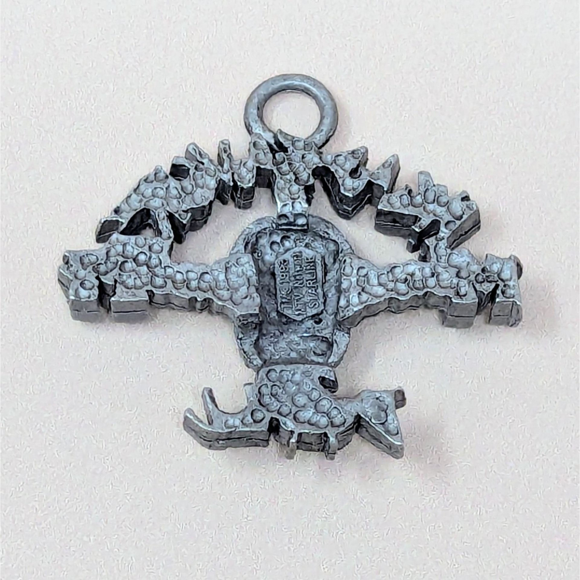 1993 MTV Headbangers Ball Pewter Pin and Pendant Set