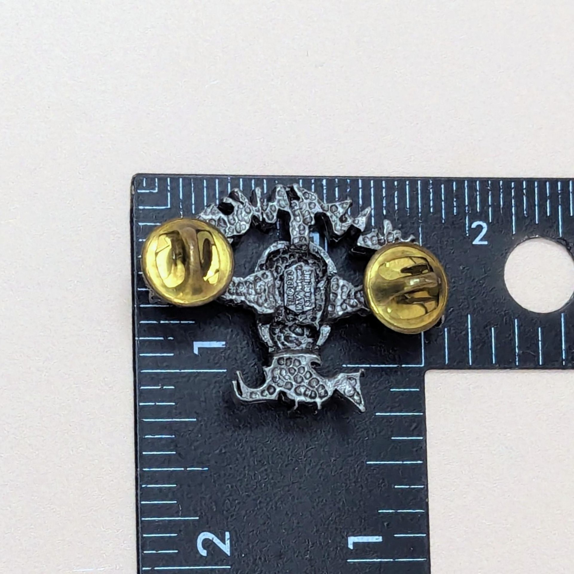 1993 MTV Headbangers Ball Pewter Pin and Pendant Set