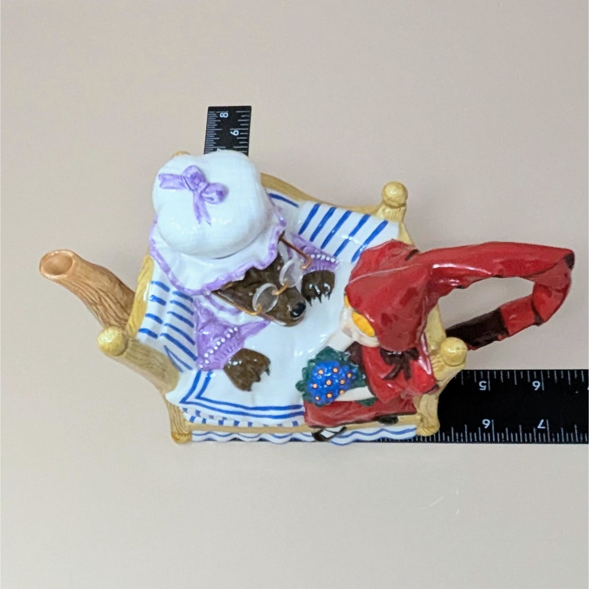 Dept 56 Little Red Riding Hood Storybook Teapot Set
